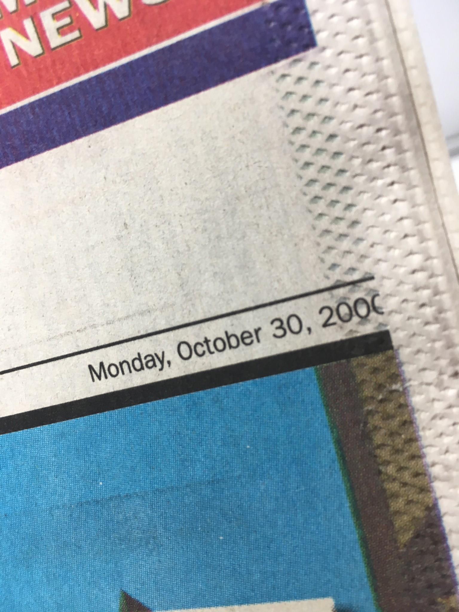 NY Daily News: Oct 30 2000 New York's Finest