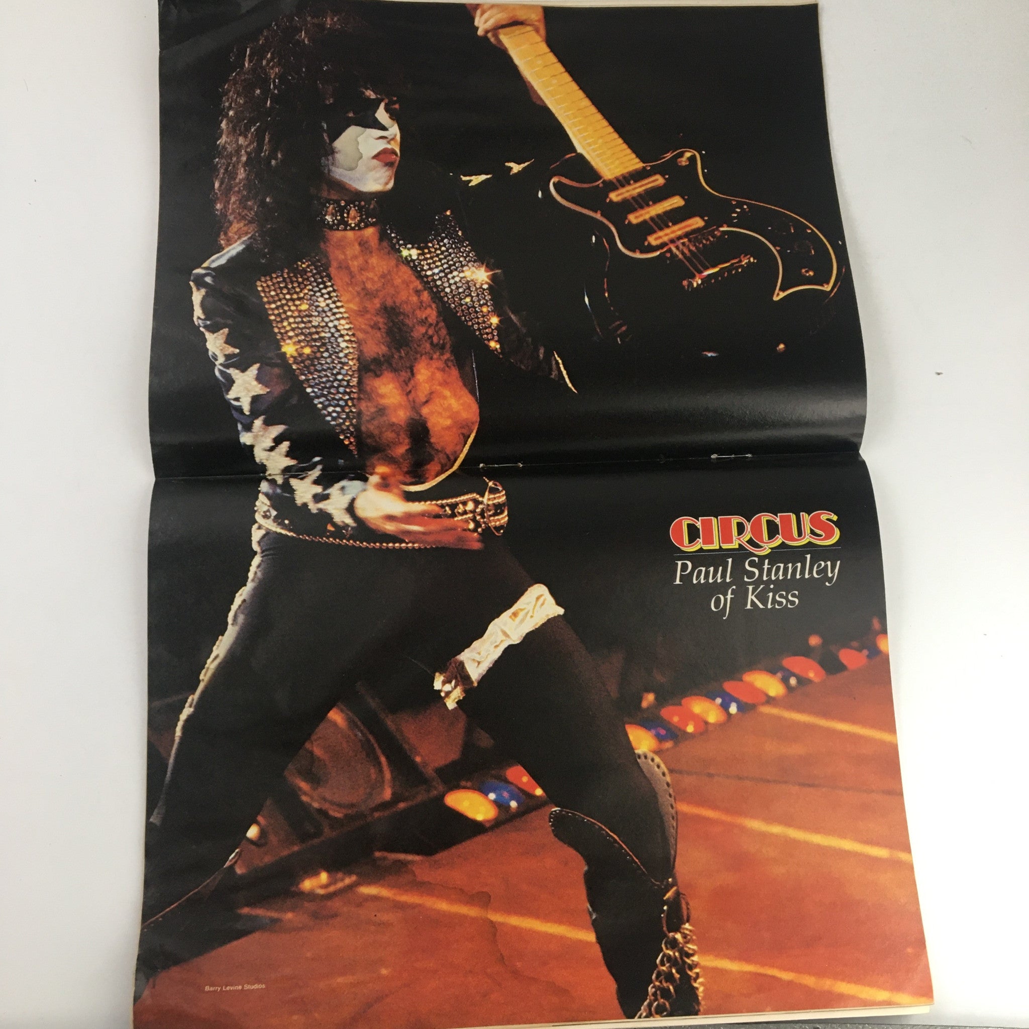 Circus Magazine August 31 1978 Frank Marino & Kiss Paul Stanley Poster No Label