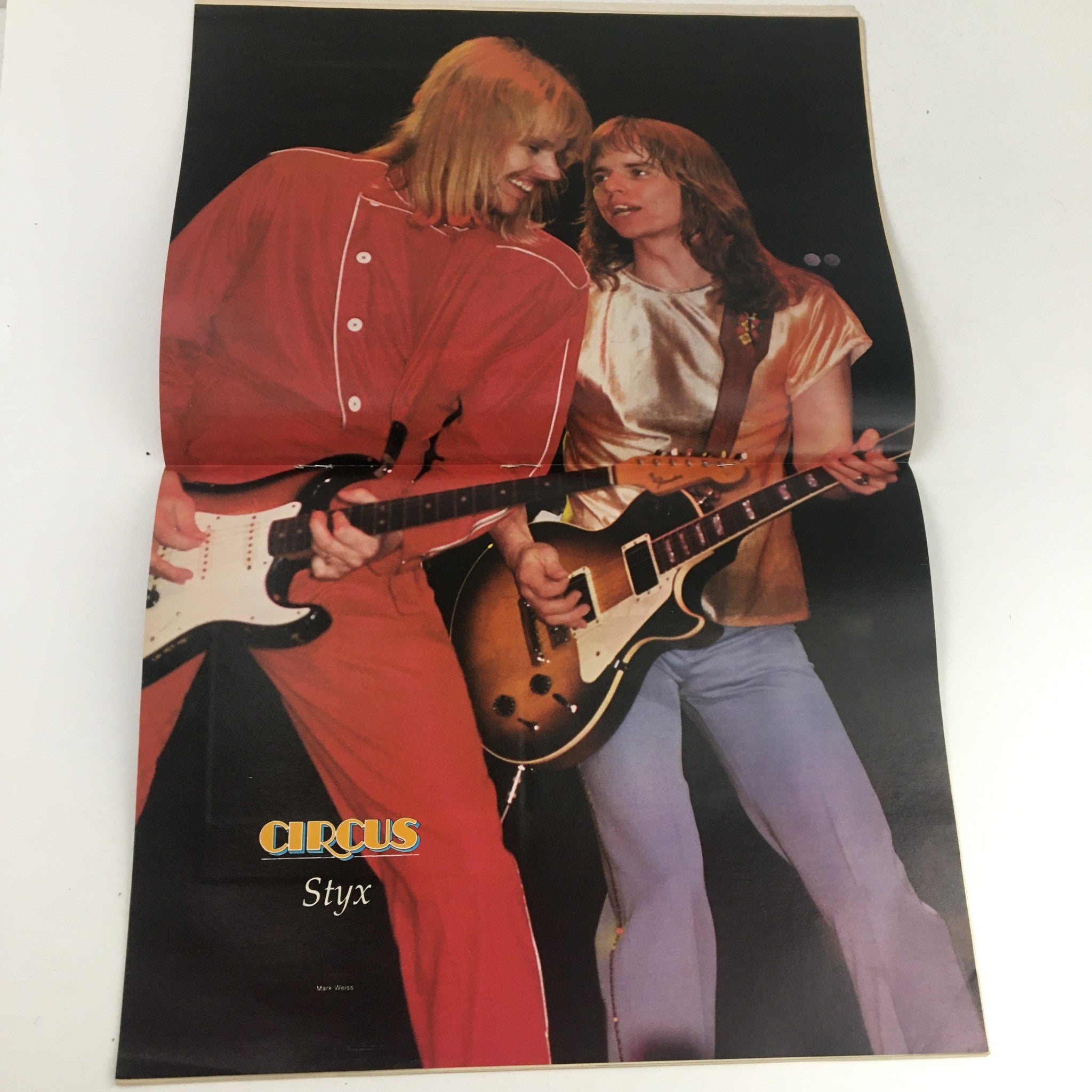 Circus Magazine April 1 1980 Alex Lifeson, Geddy Lee, Neal Peart Poster No Label