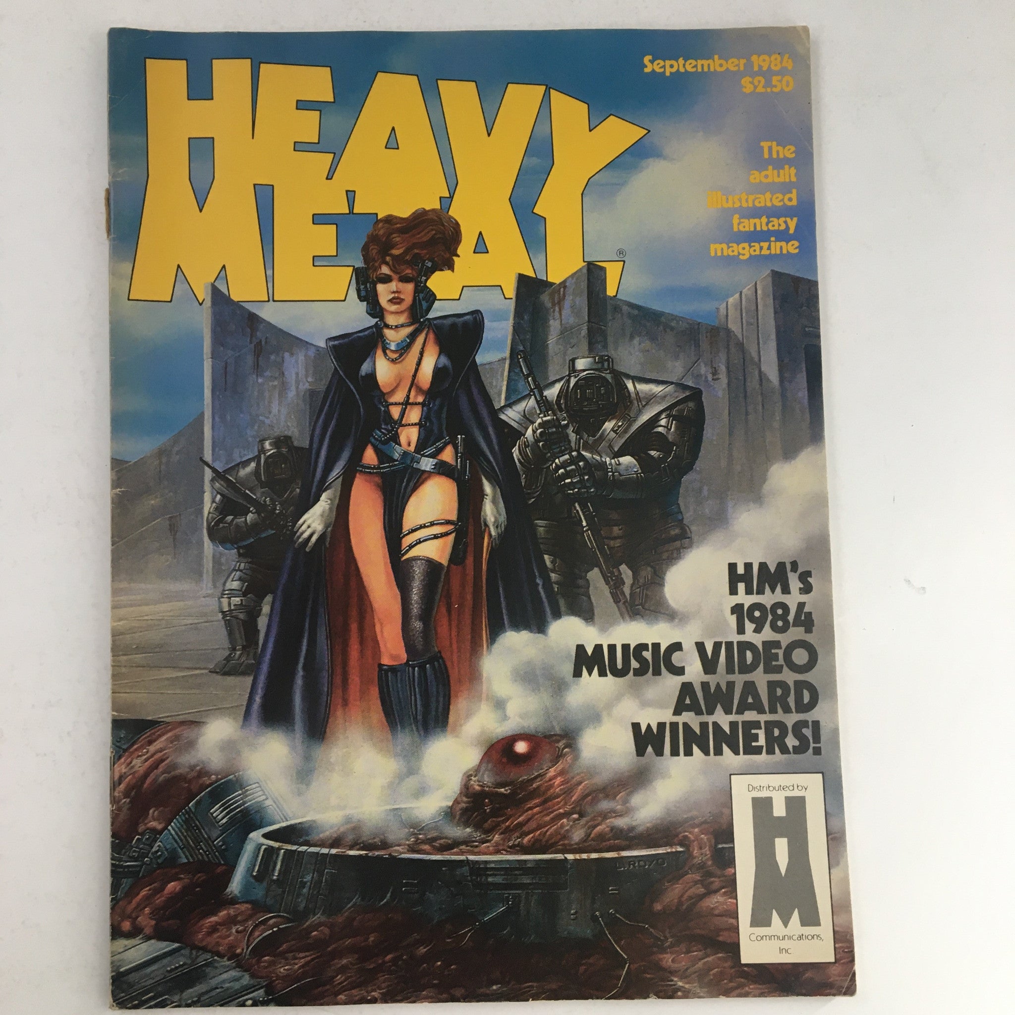 Heavy Metal Fantasy Magazine September 1984 The Railways by C. Renard No Label