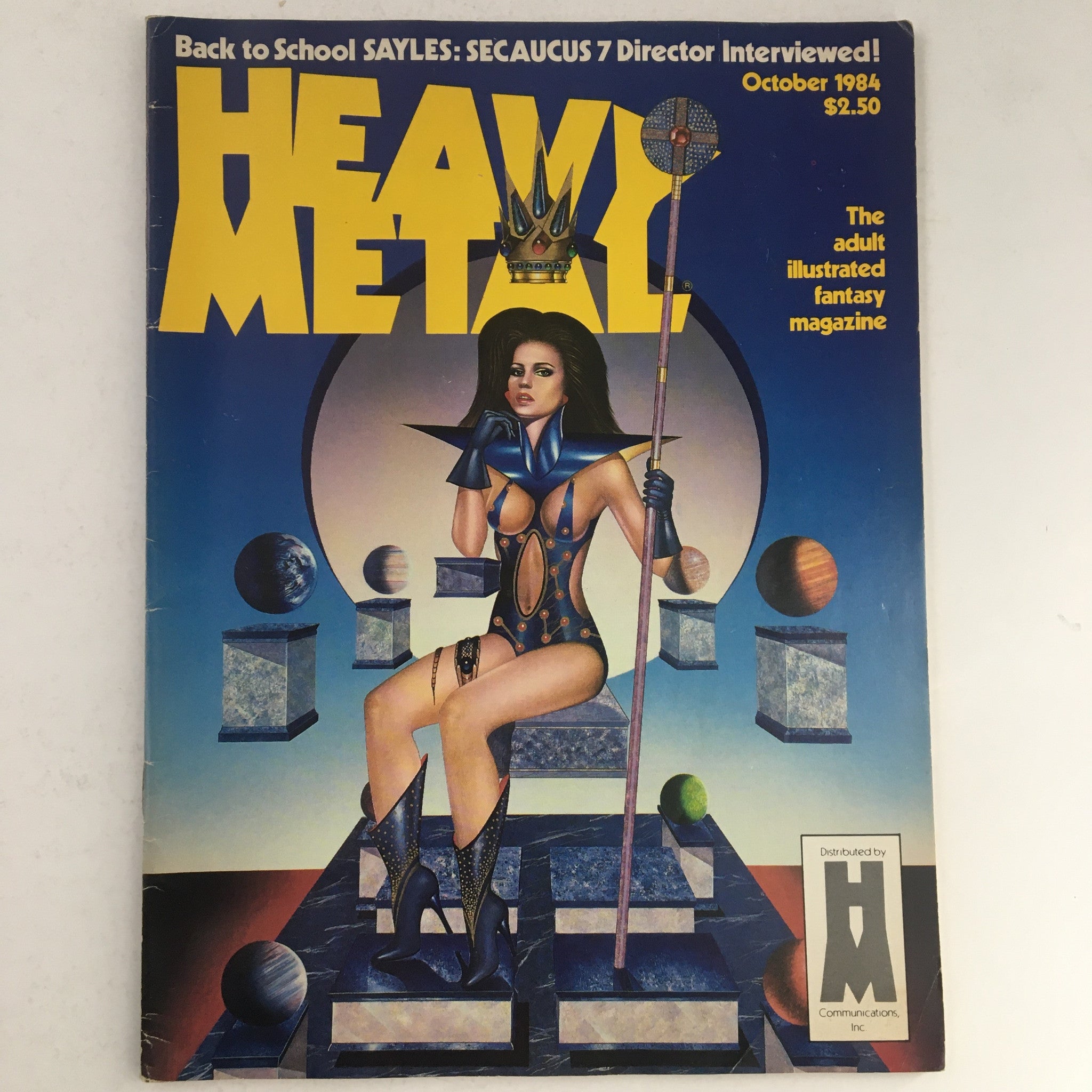 Heavy Metal Fantasy Magazine October 1984 A Matter of Time by Juan G. No Label