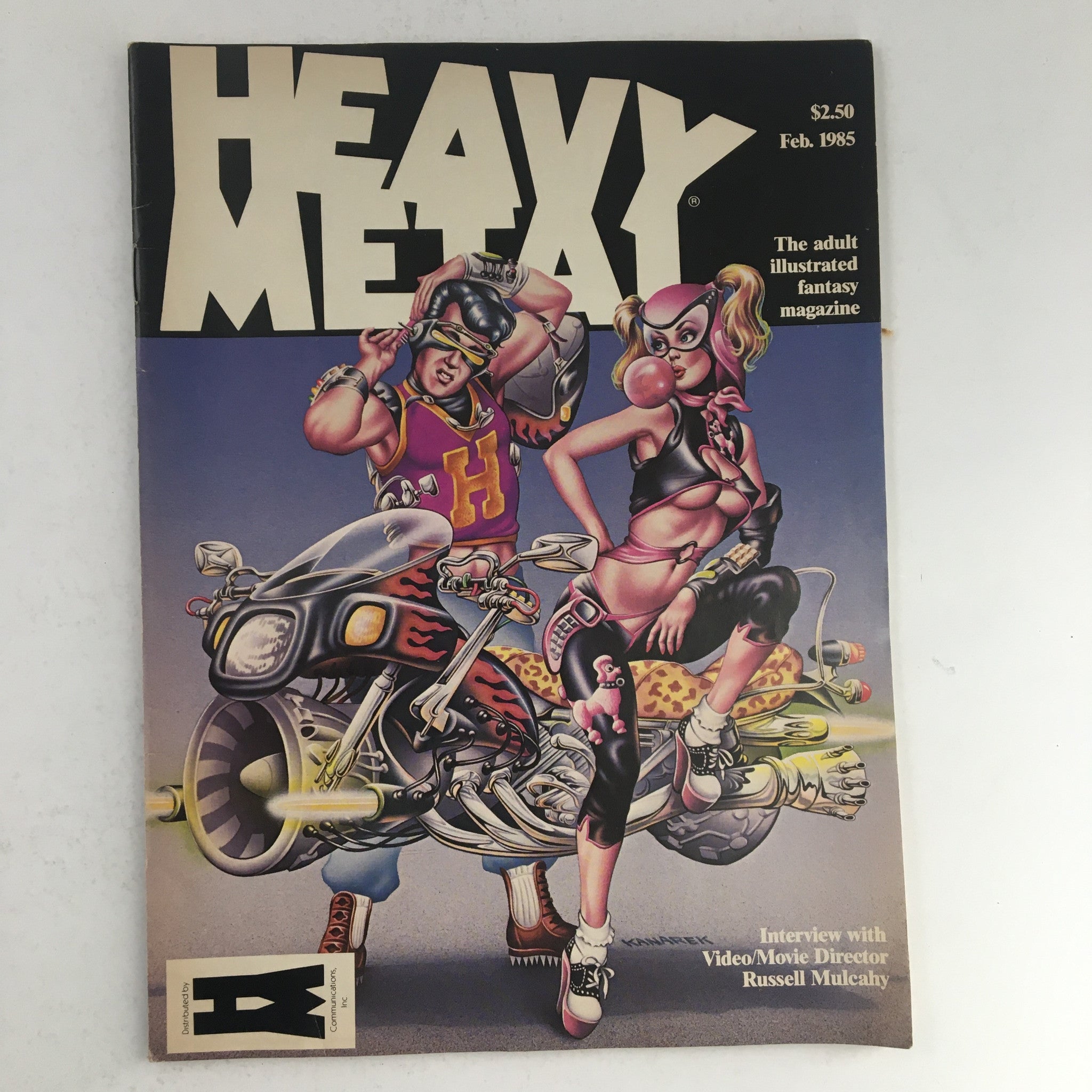 Heavy Metal Fantasy Magazine February 1985 The Hunting Party by P. C. No Label