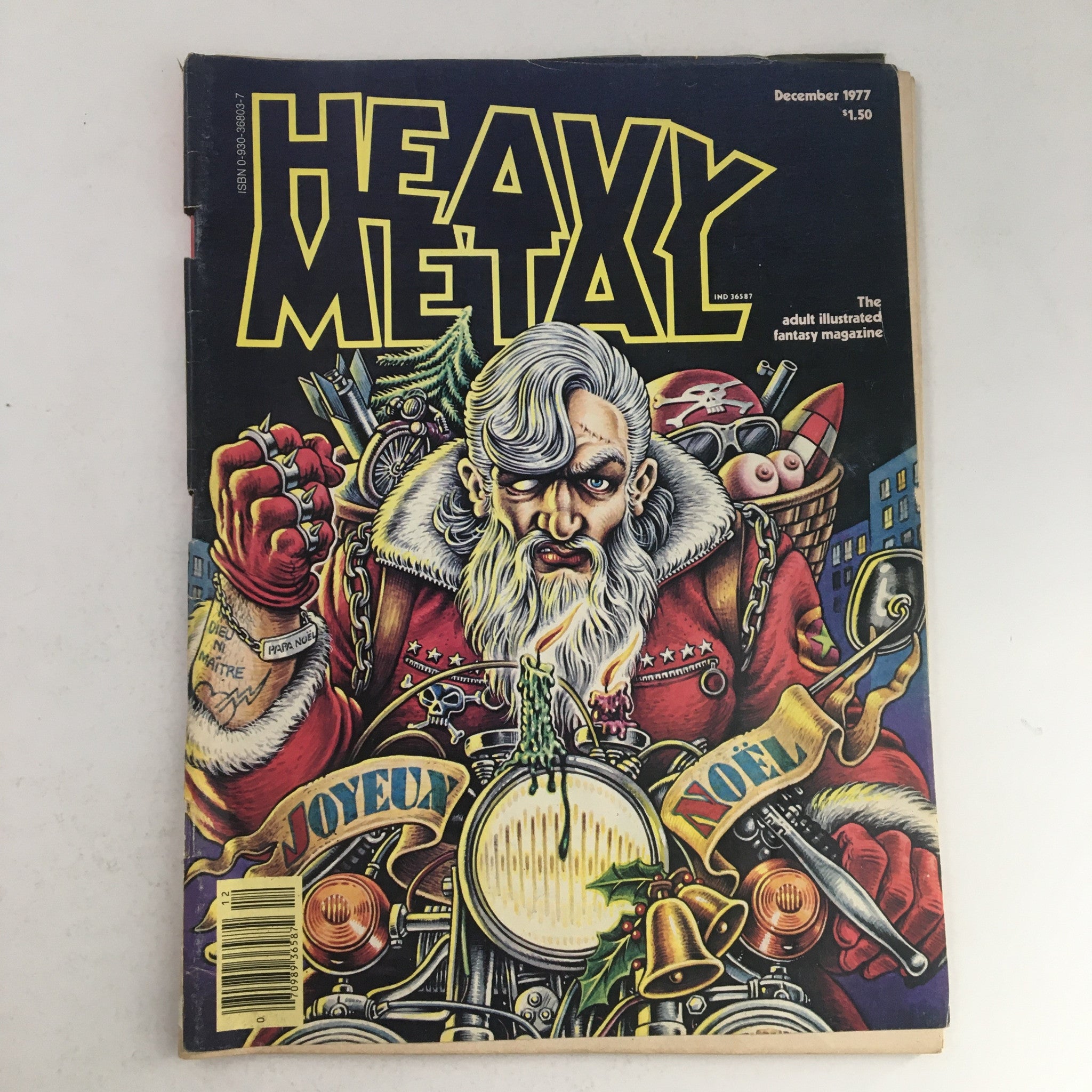 Heavy Metal Magazine December 1977 Vuzz Chapte 2 by Druillet No Label