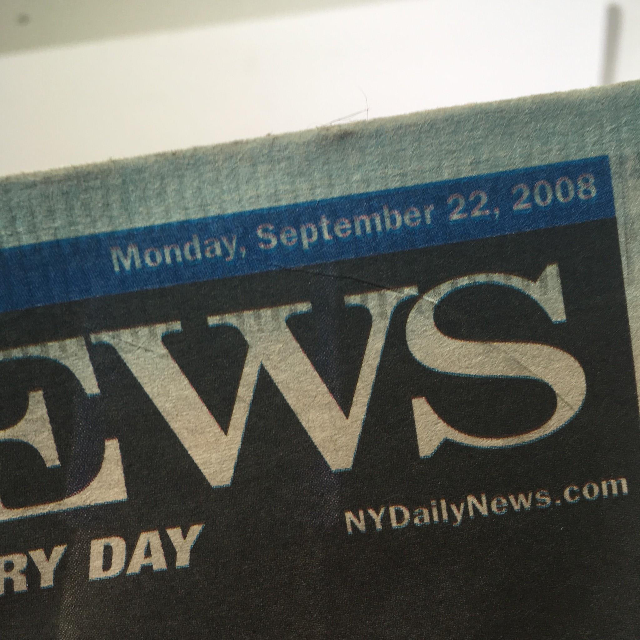 New York Daily News: Sept 22 2008 Yankees Stadium Farewell