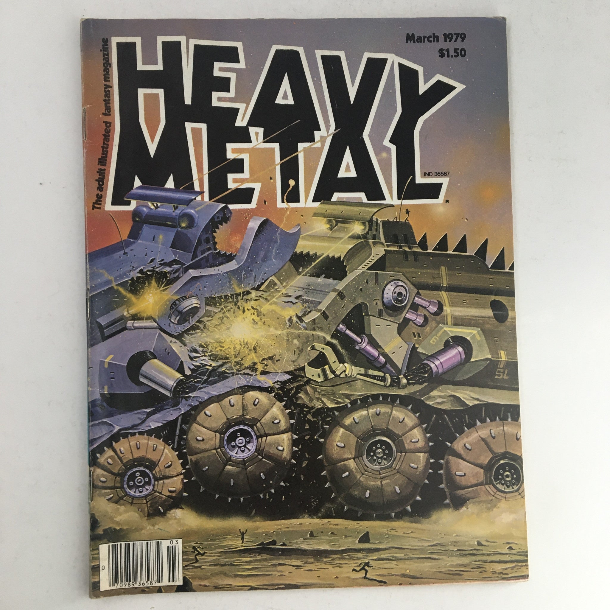 Heavy Metal Magazine March 1979 So Beautiful & So Dangerous by A. McKie No Label