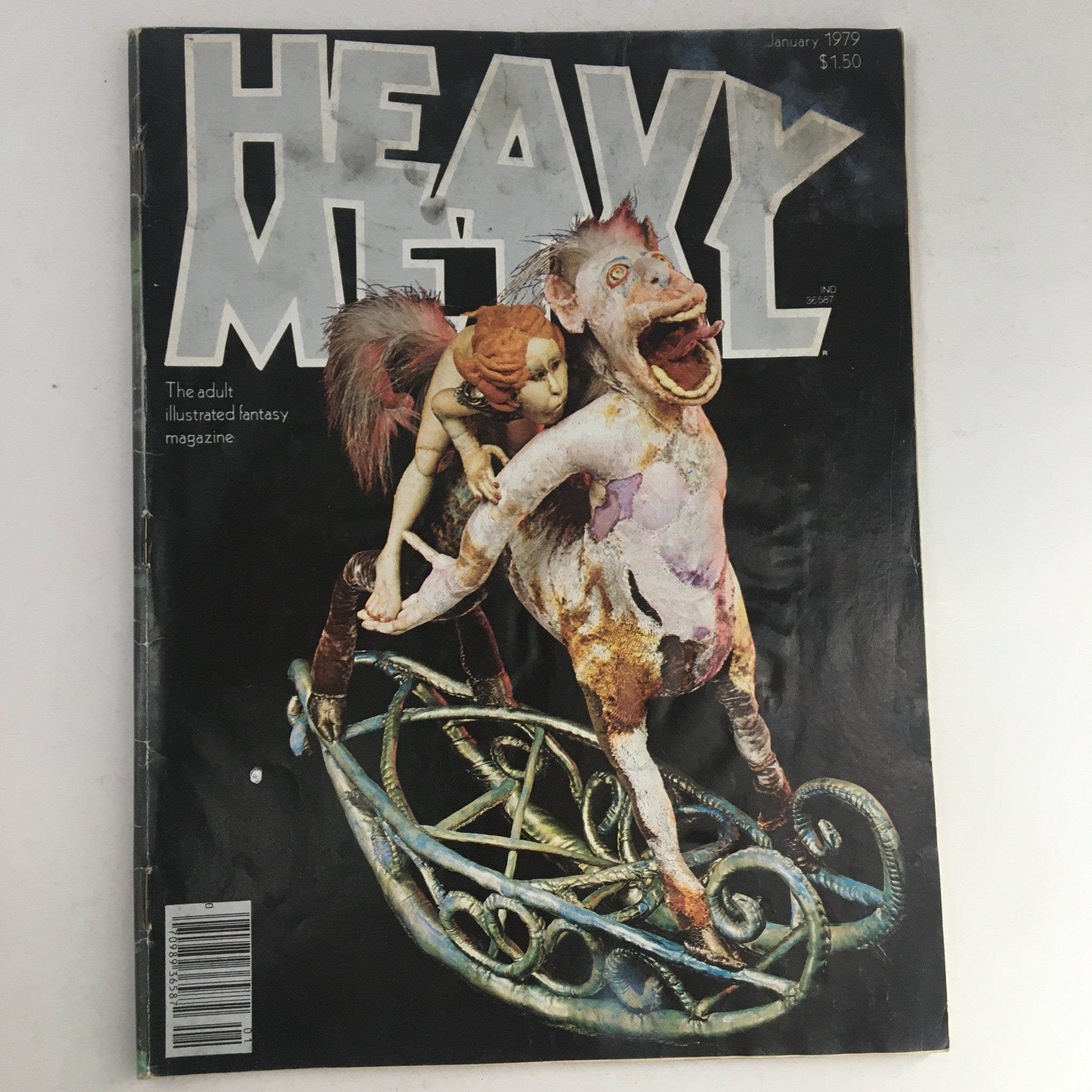 Heavy Metal Magazine January 1979 The Ultimate Negotiation by Bilal No Label