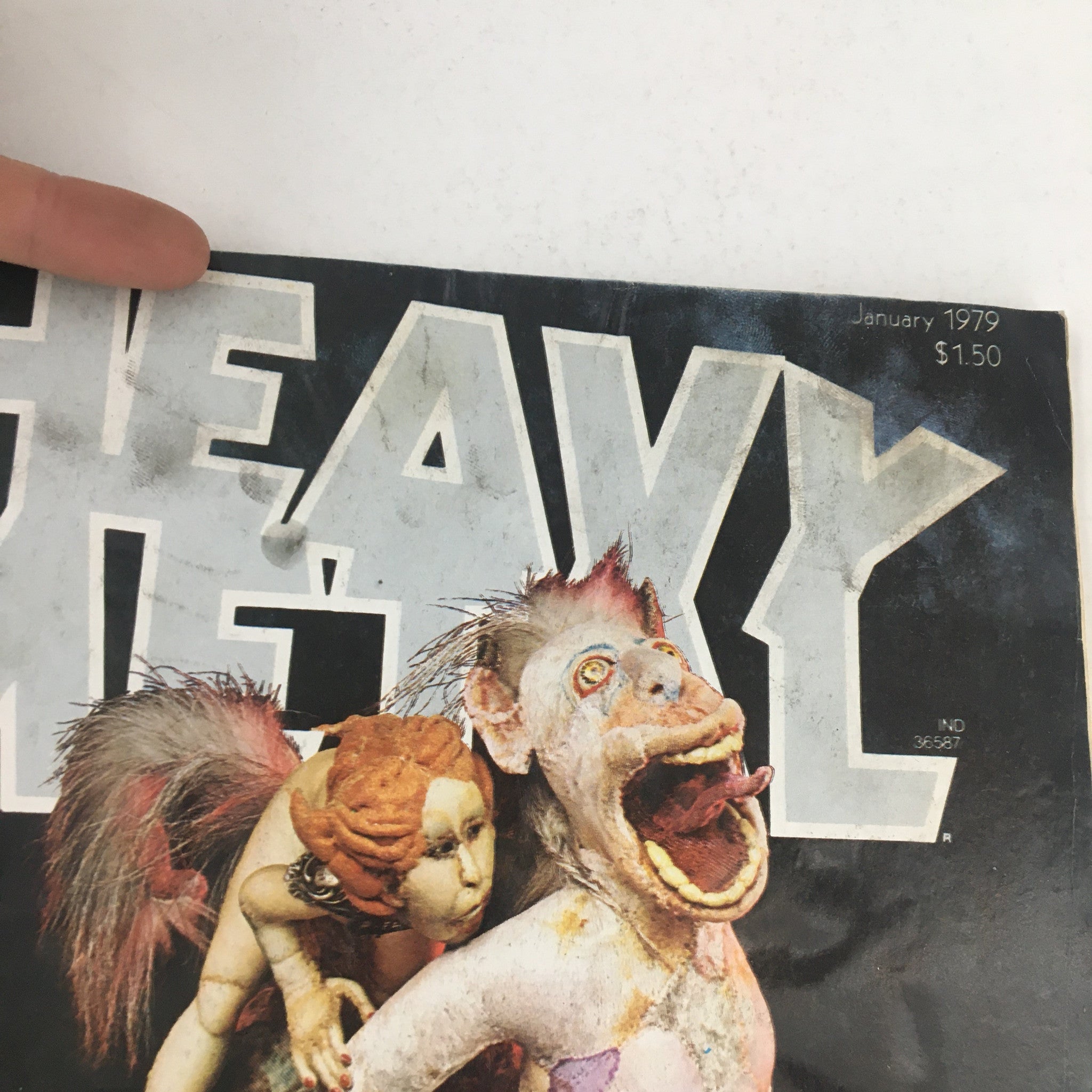 Heavy Metal Magazine January 1979 The Ultimate Negotiation by Bilal No Label