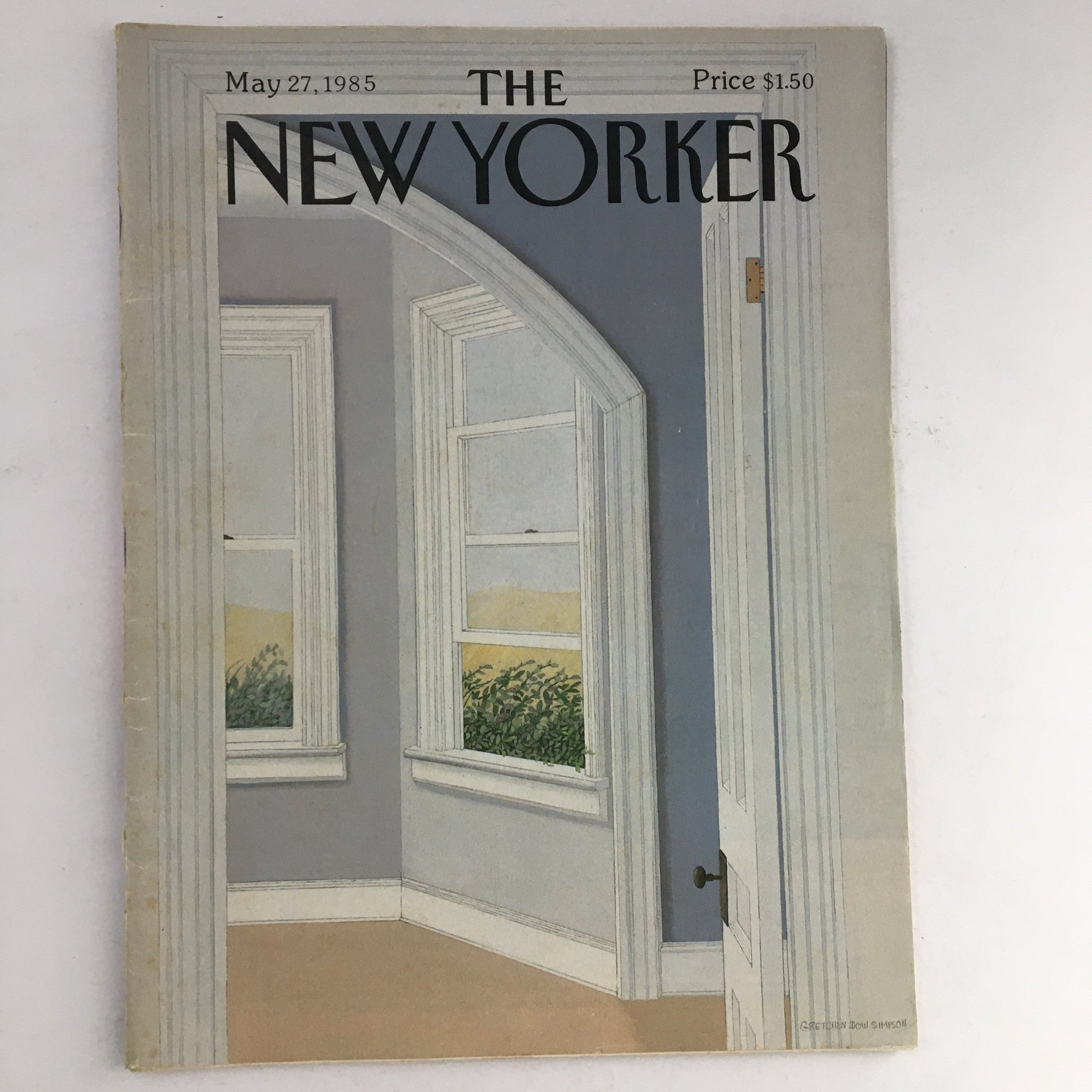 The New Yorker Magazine May 27 1985 Full Theme Cover by Gretchen Dow Simpson