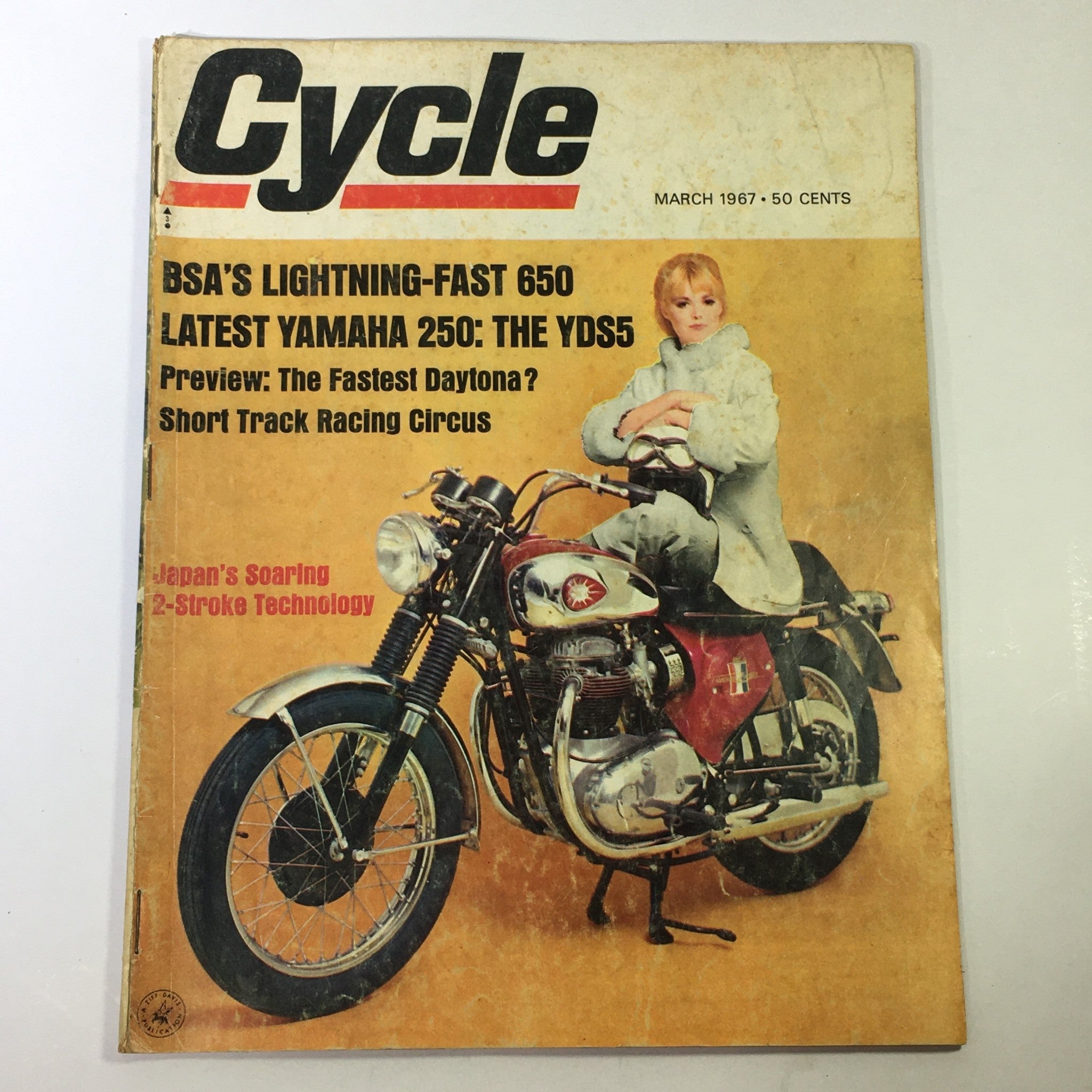 VTG Cycle Magazine March 1967 - BSA Lightning-Fast 650 / Yamaha 250 YDS5