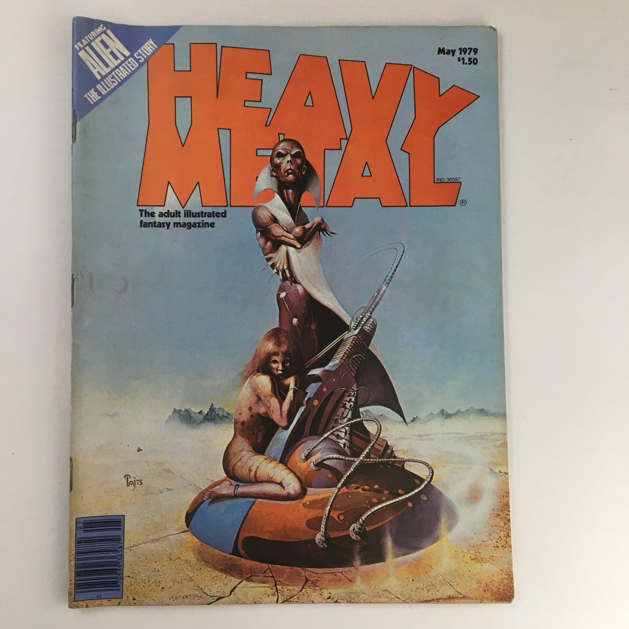 Heavy Metal Magazine May 1979 The Wizard of Anharitte by Peter A. Jones No Label