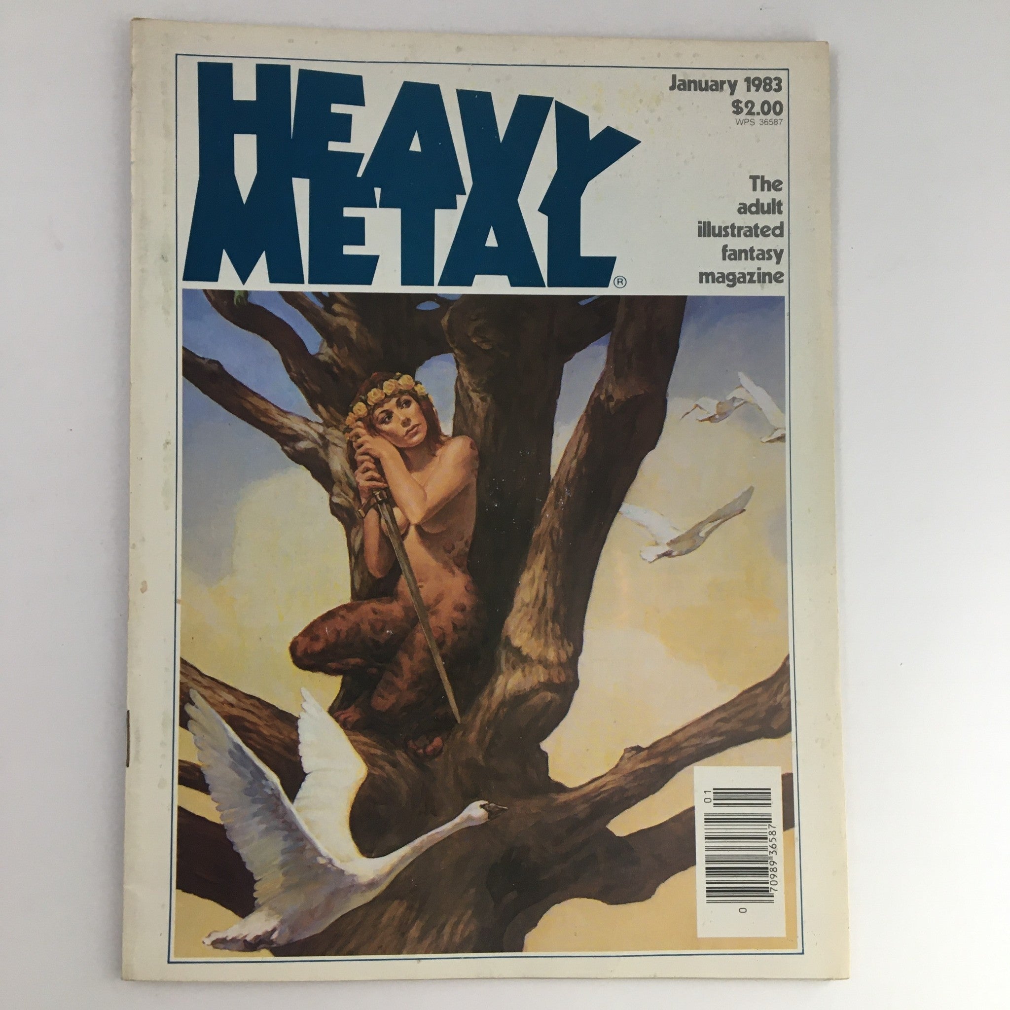 Heavy Metal Magazine January 1983 Me and Space by Howard Cruse No Label