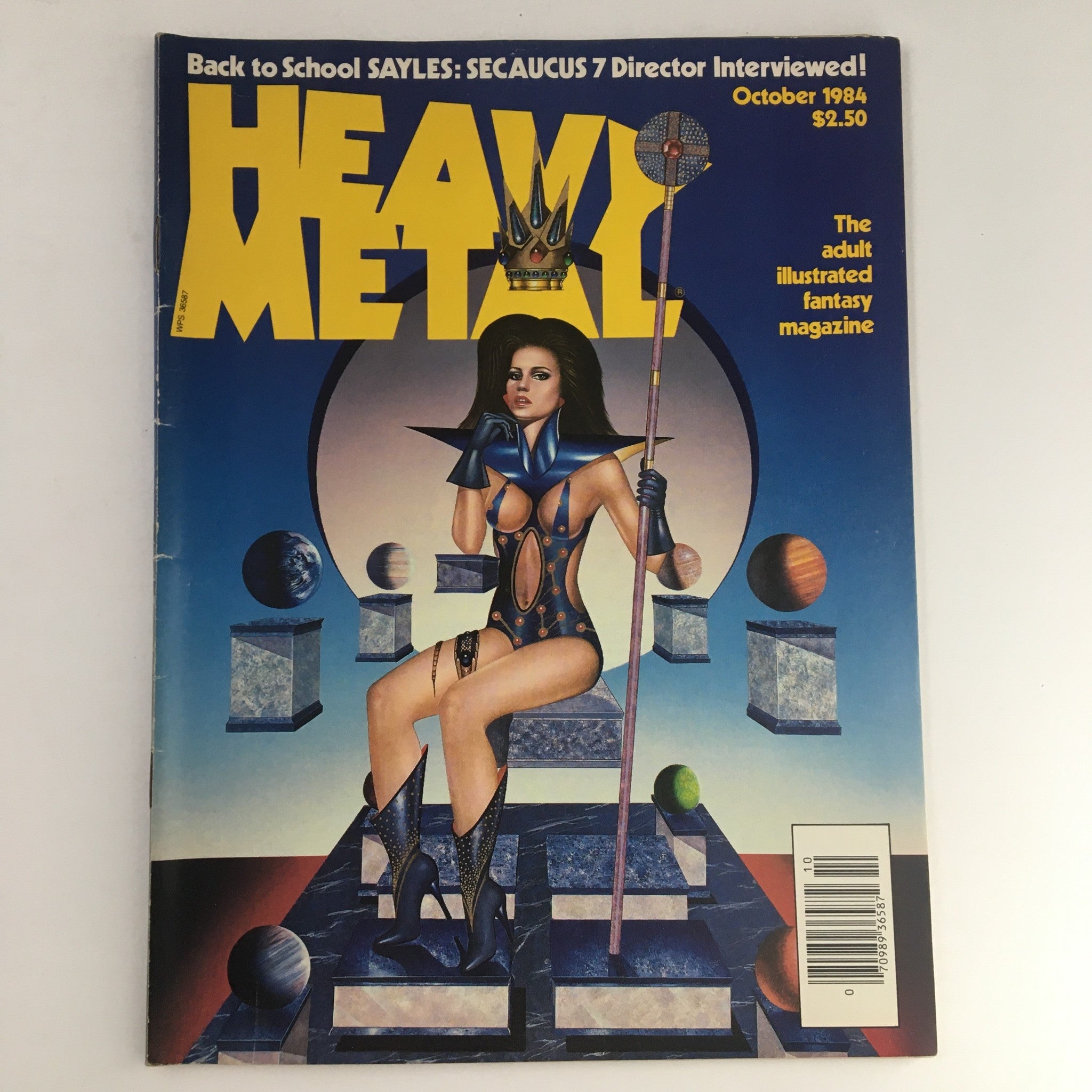 Heavy Metal Magazine October 1984 The Great Passage by Jeronaton No Label