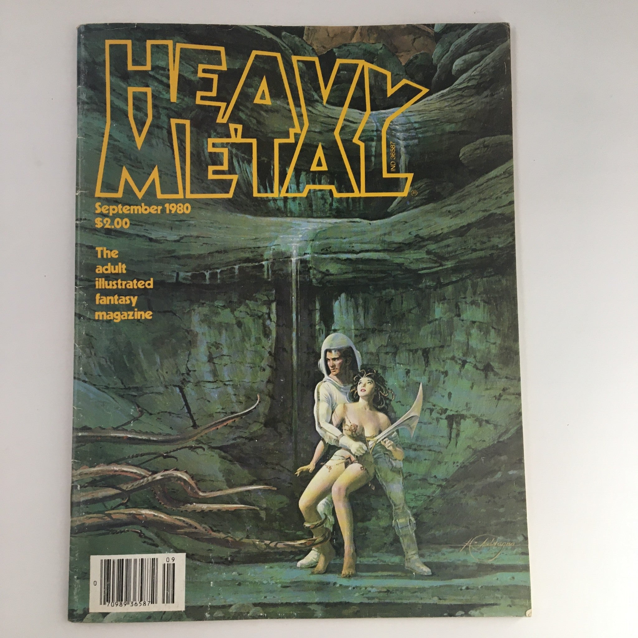 Heavy Metal Magazine September 1980 It Came from Mount Saint Helens No Label