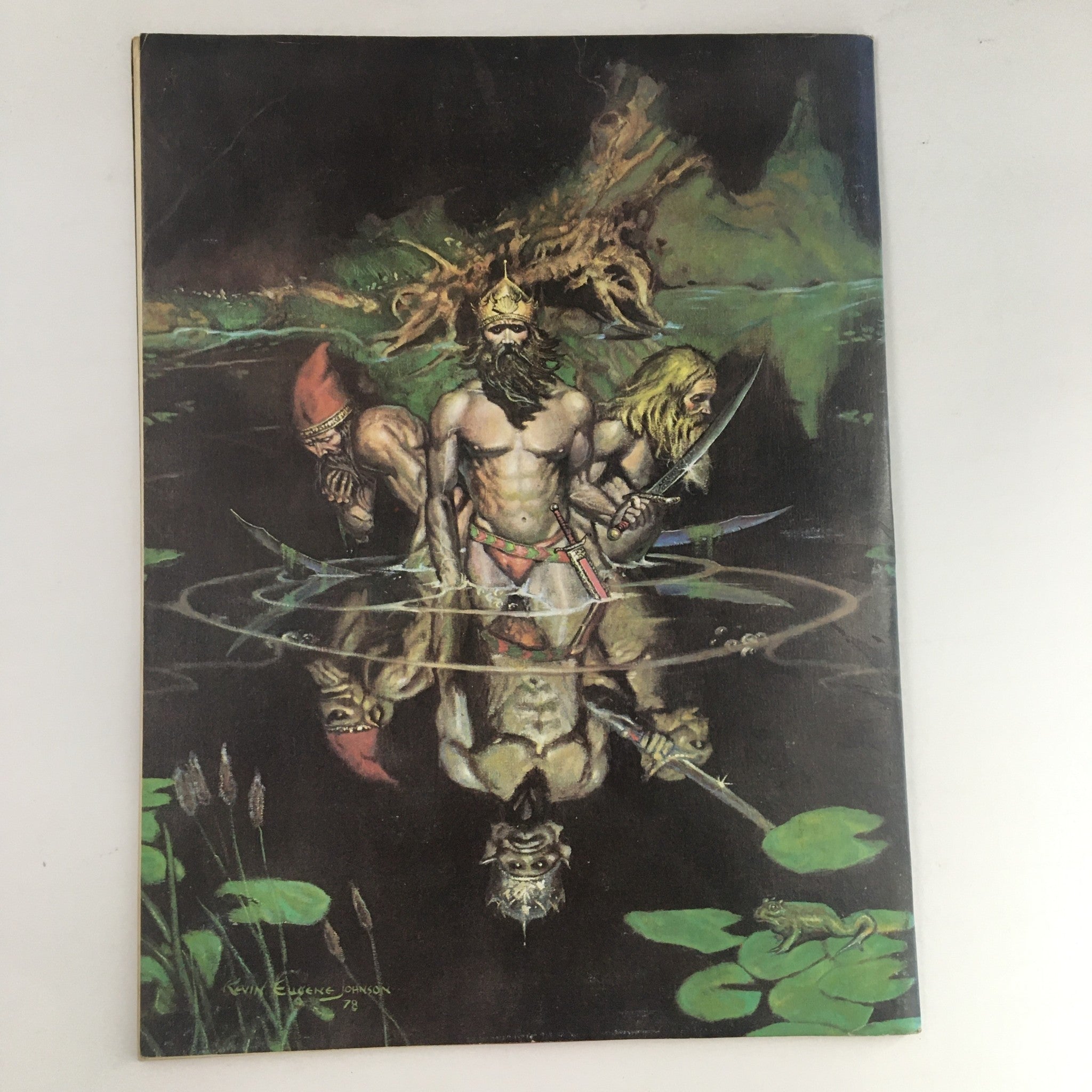 Cover art for Heavy Metal Magazine January 1979, depicting fantastic characters emerging from water in a mystical setting, showcasing iconic illustration style.