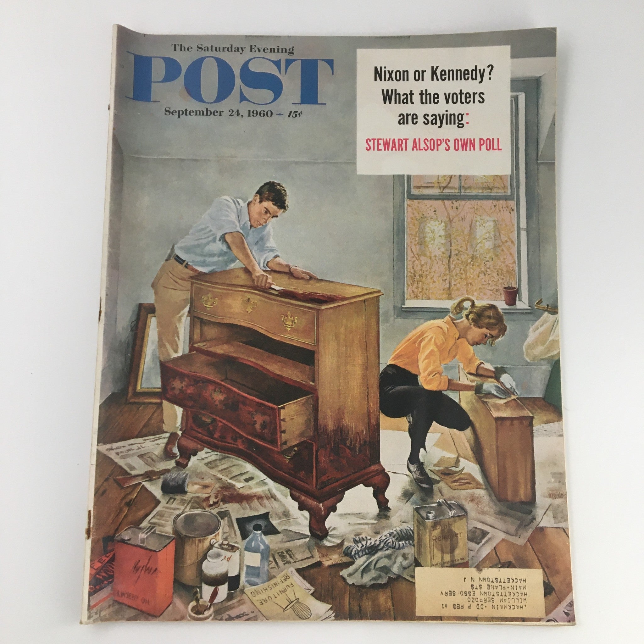 The Saturday Evening Post September 24 1960 Richard Nixon or John F. Kennedy