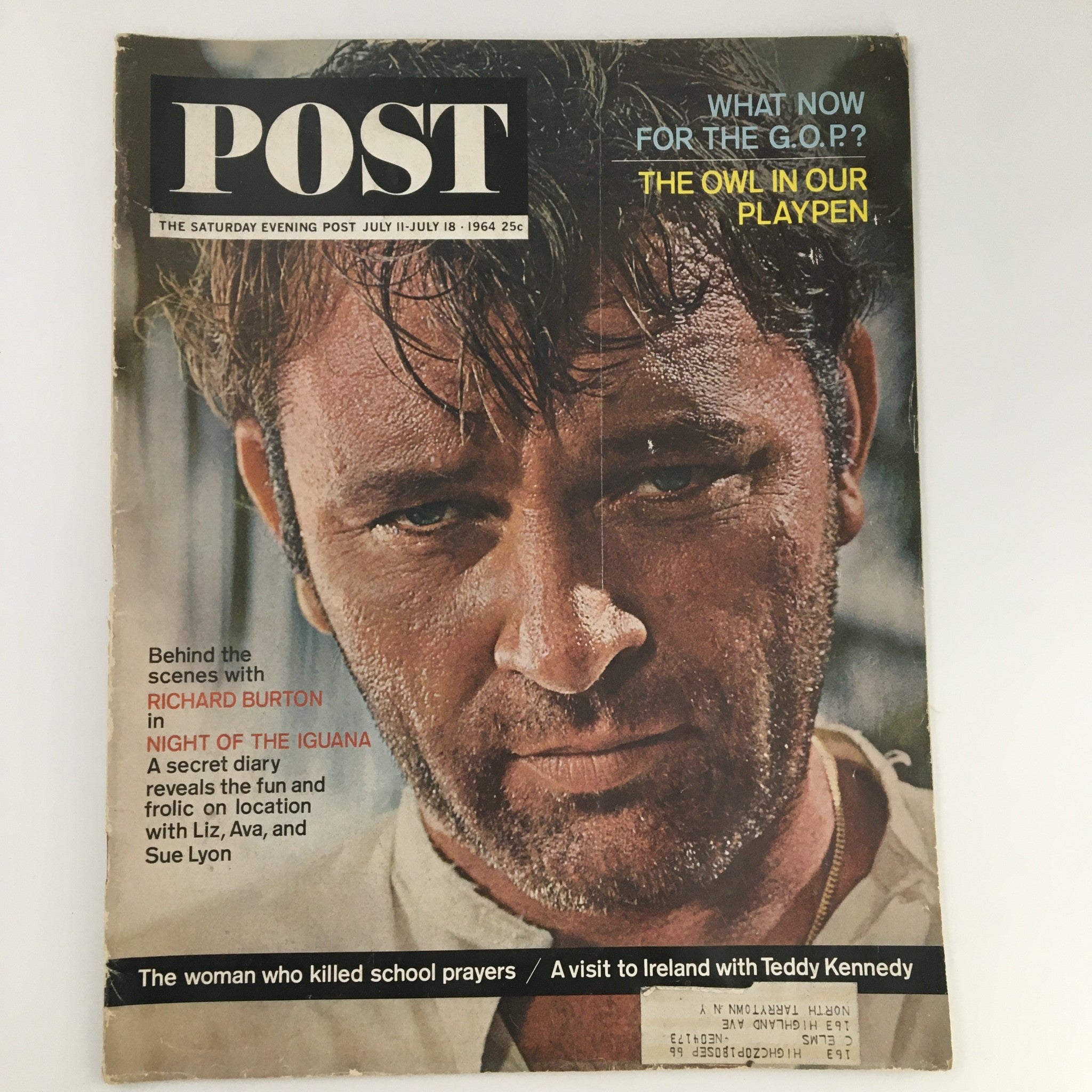 The Saturday Evening Post July 11-18 1964 Richard Burton Cover and Feature