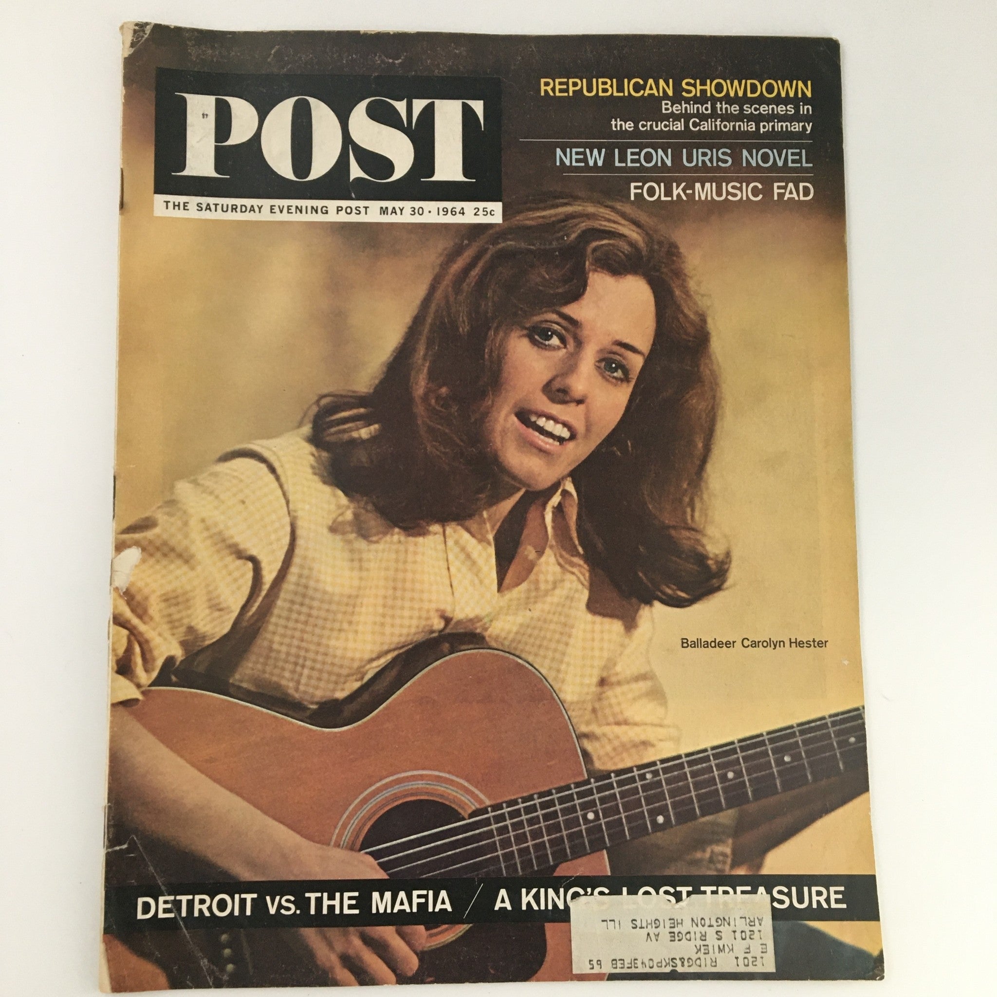 The Saturday Evening Post May 30 1964 Balladeer Carolyn Hester Cover and Feature