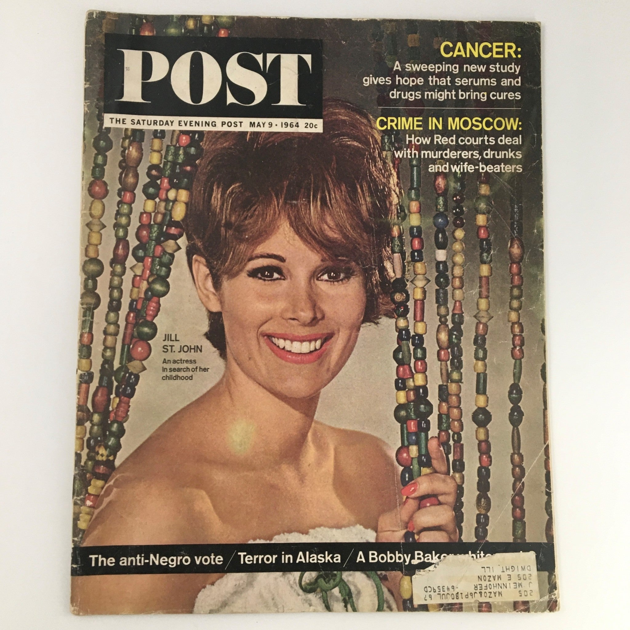 The Saturday Evening Post May 9 1964 Actress Jill St. John Cover and Feature