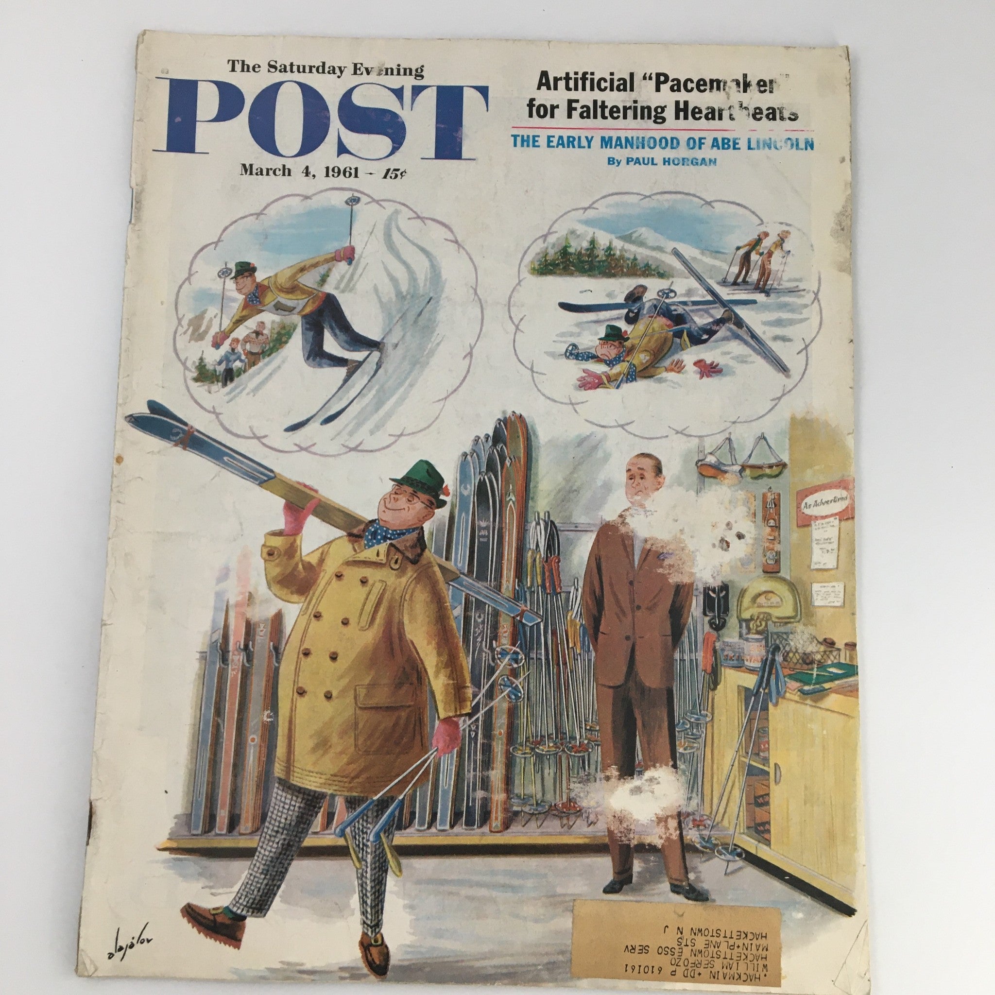 The Saturday Evening Post March 4 1961 The Early Manhood of Abe Lincoln