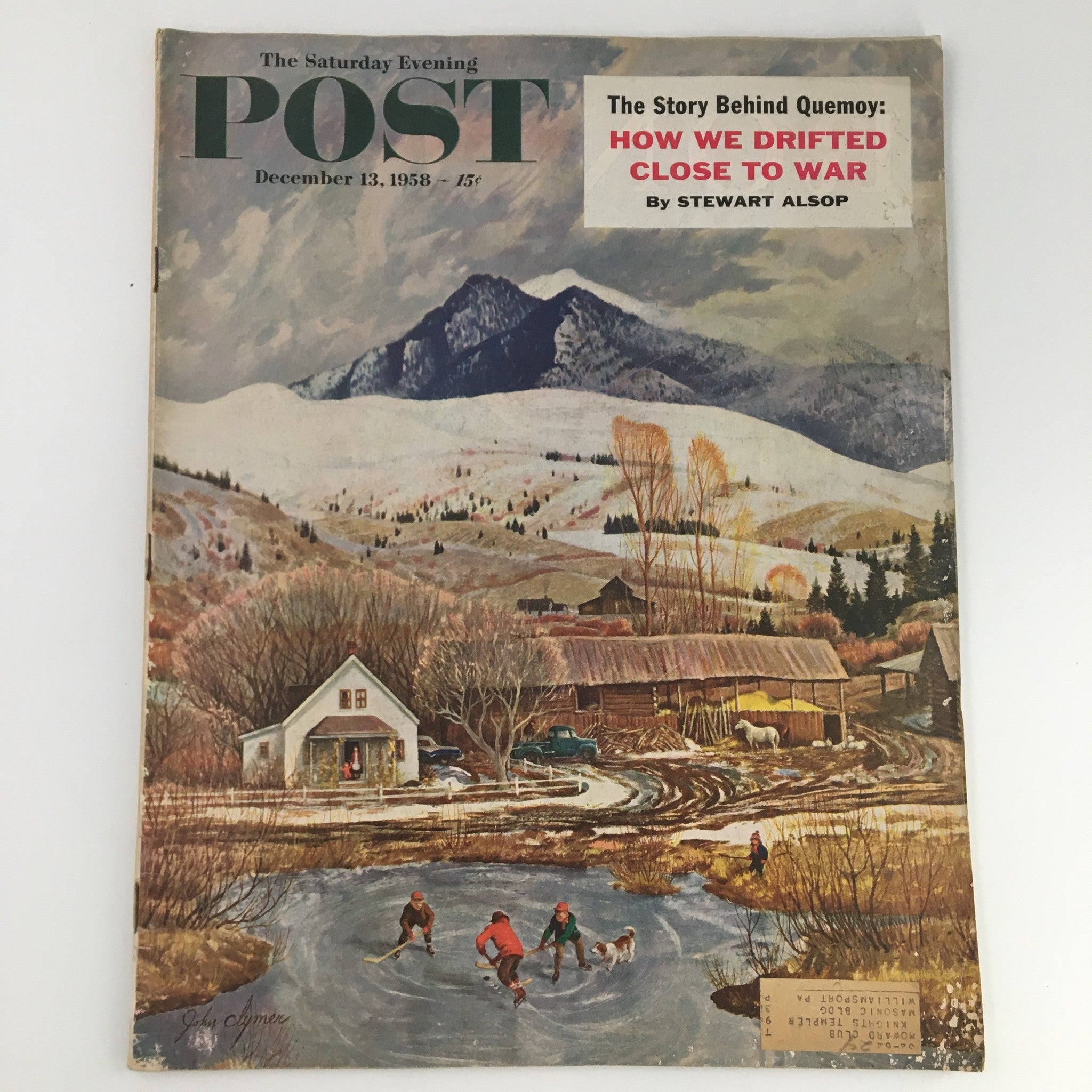 The Saturday Evening Post December 13 1958 How We Drifted Close to War by Steve