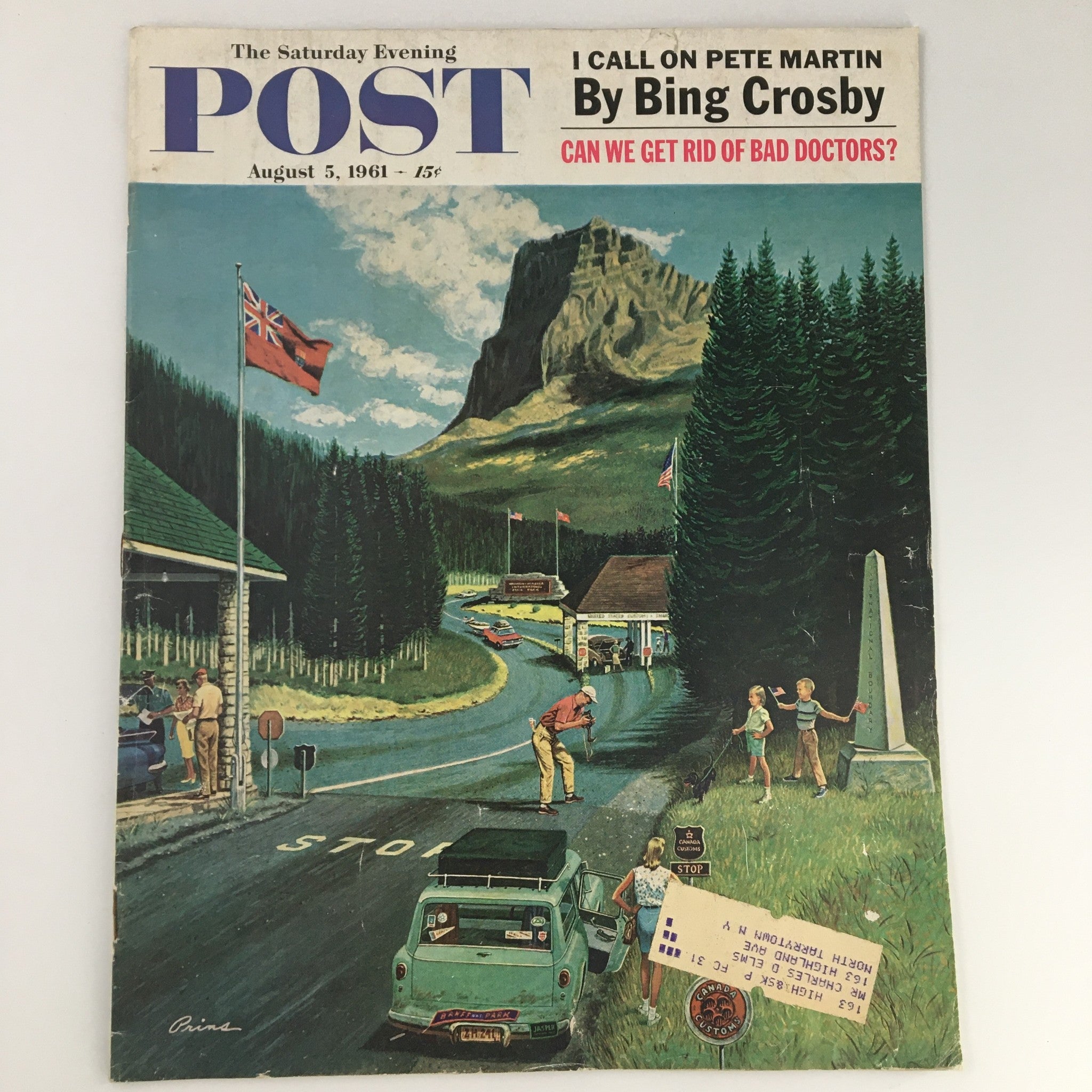 The Saturday Evening Post August 5 1961 I Call On Pete Martin by Bing Crosby