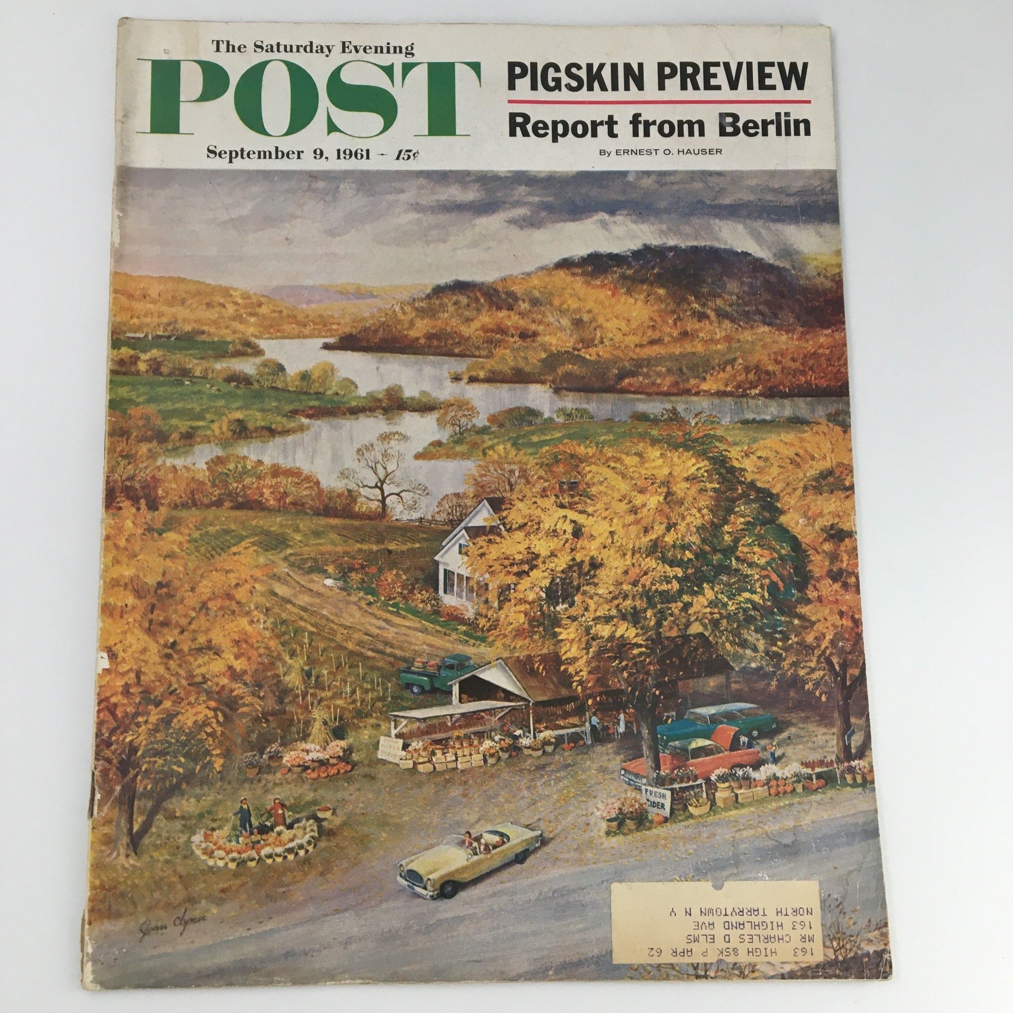 The Saturday Evening Post September 9 1961 Report From Berlin by Ernest Hauser