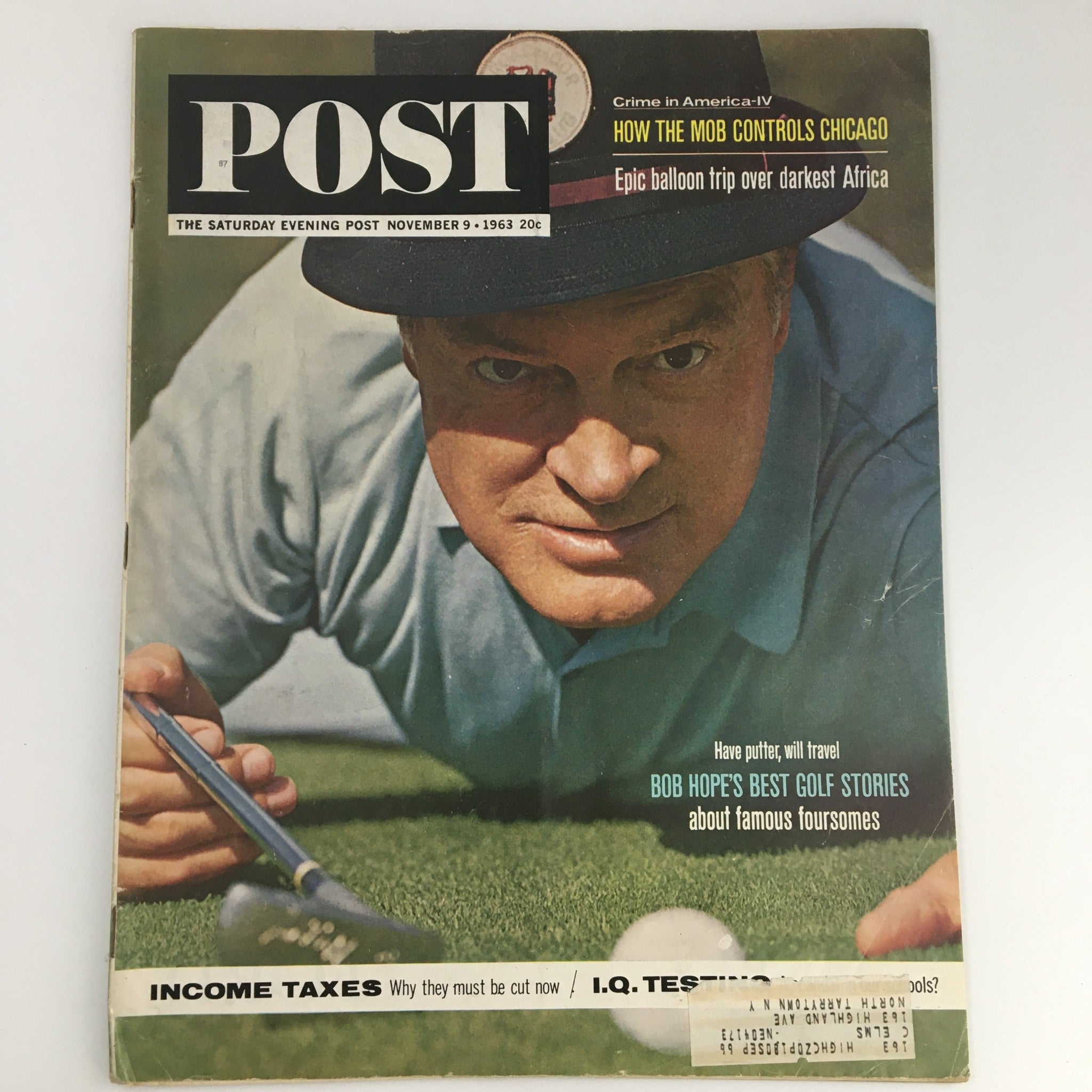 The Saturday Evening Post November 9 1963 Bob Hope's Best Golf Stories Feature