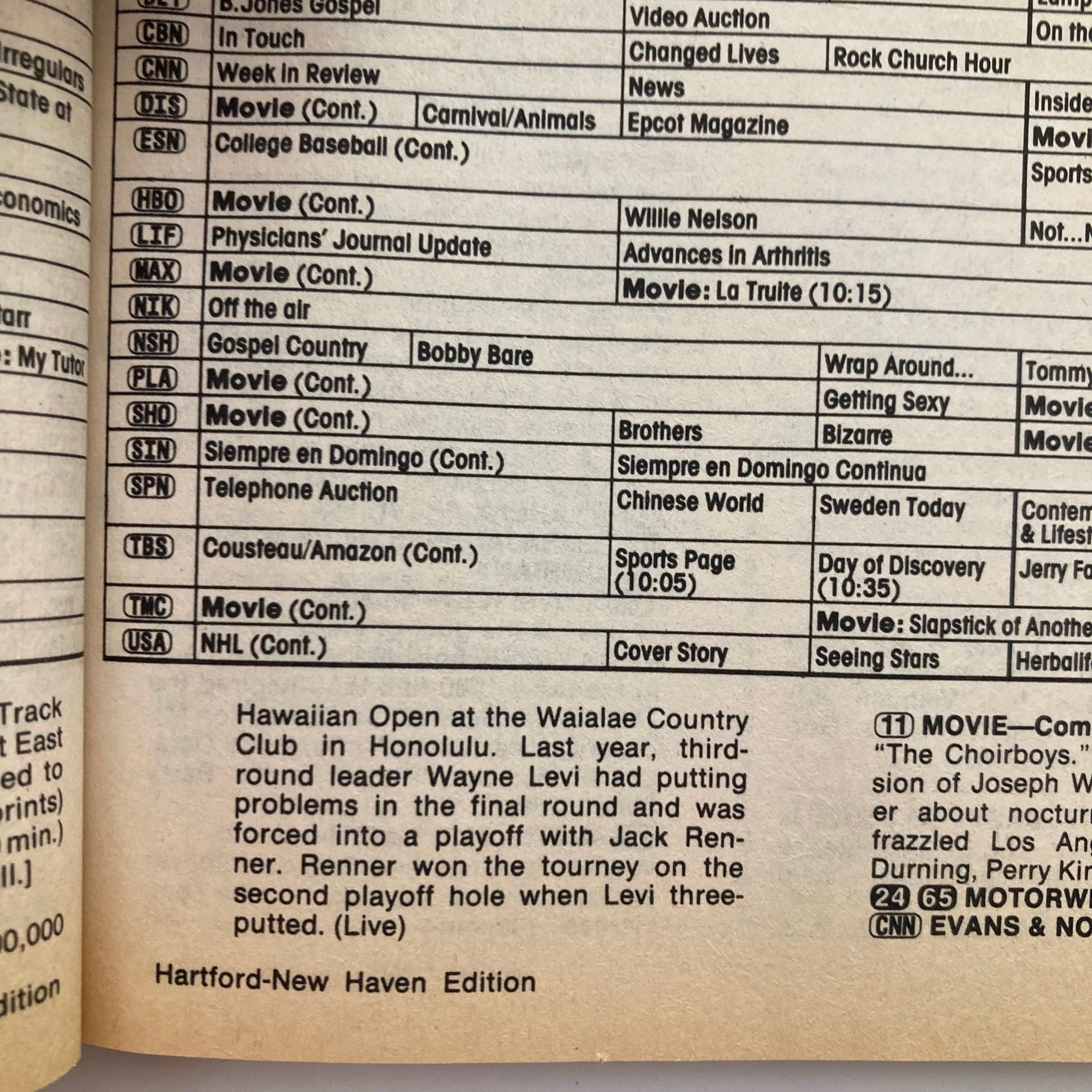 Interior page of TV Guide Magazine February 9 1985, highlighting the programming guide and listings for Hartford-New Haven edition, detailing entertainment options for that week.