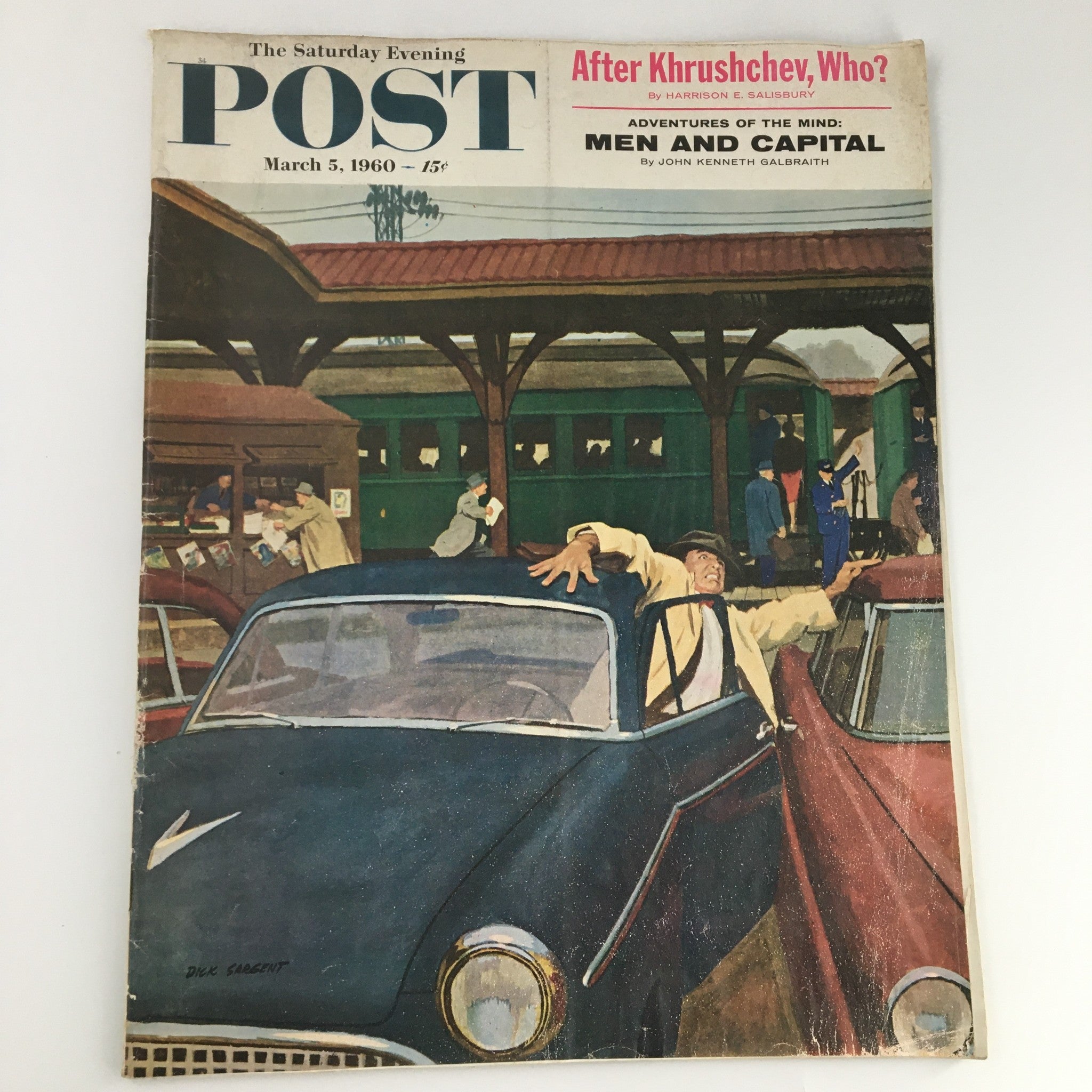 The Saturday Evening Post March 5 1960 Issue on Nikita Khrushchev, Newsstand