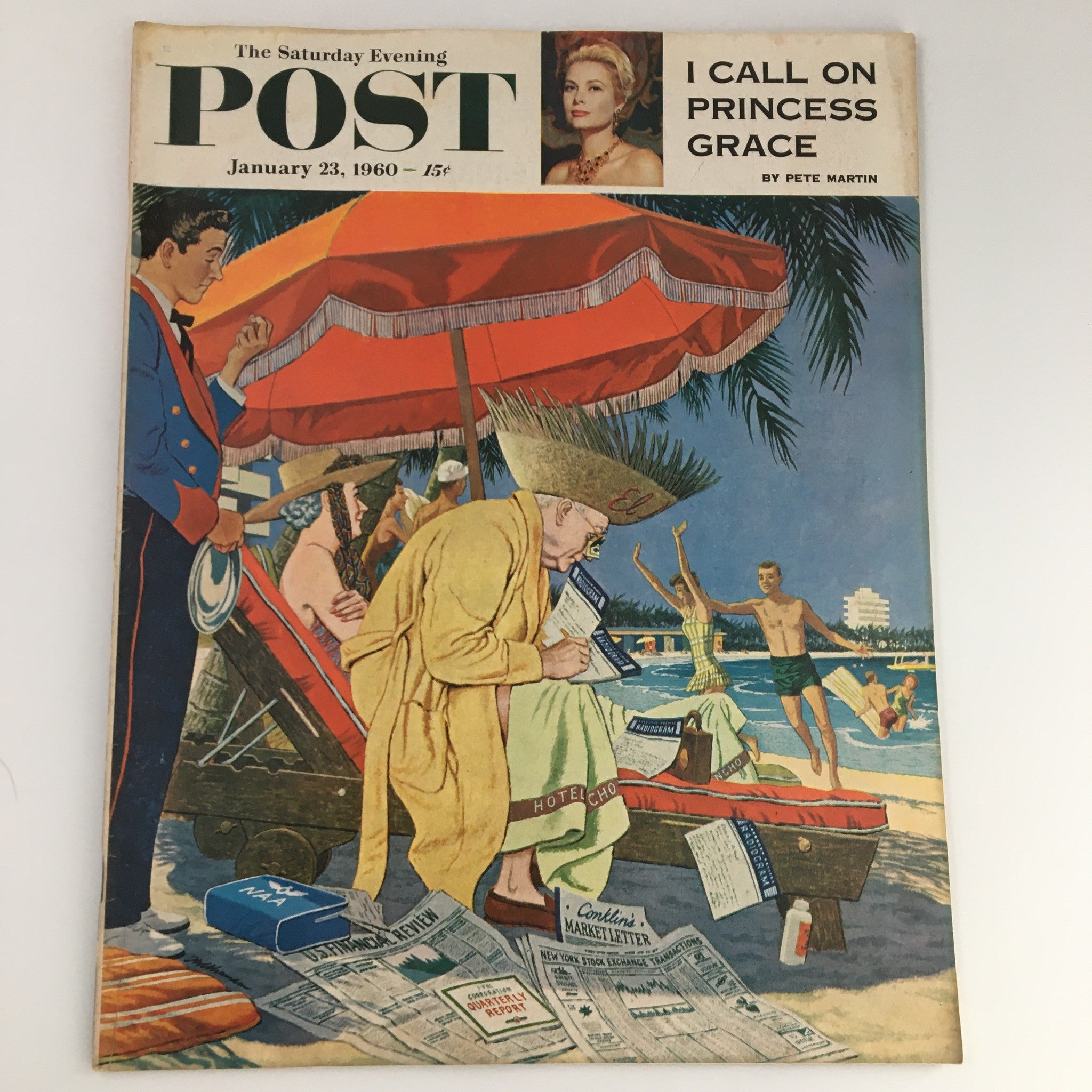 The Saturday Evening Post January 23 1960 Princess Grace Feature, Newsstand