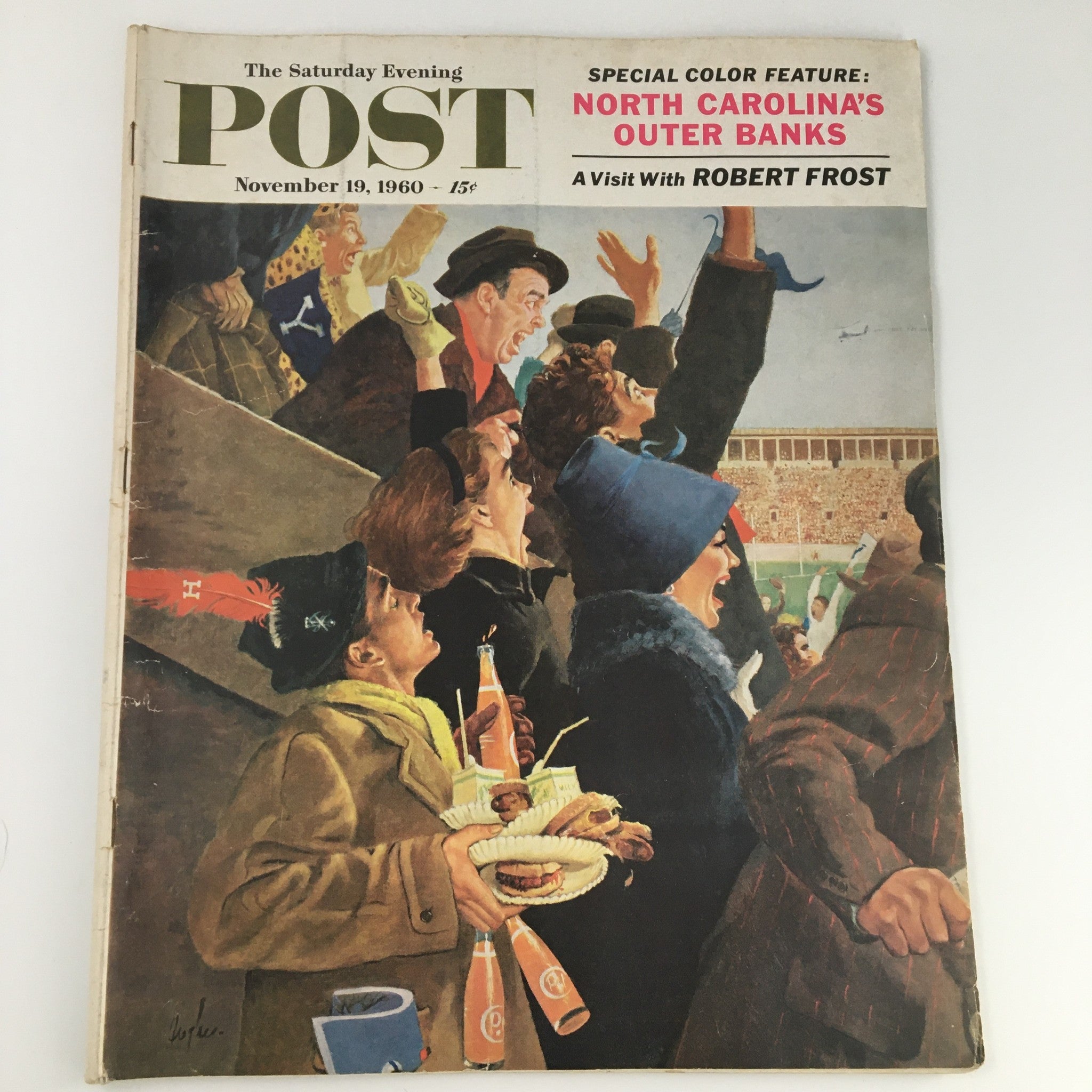 The Saturday Evening Post November 19 1960 Robert Frost Visit Feature, Newsstand