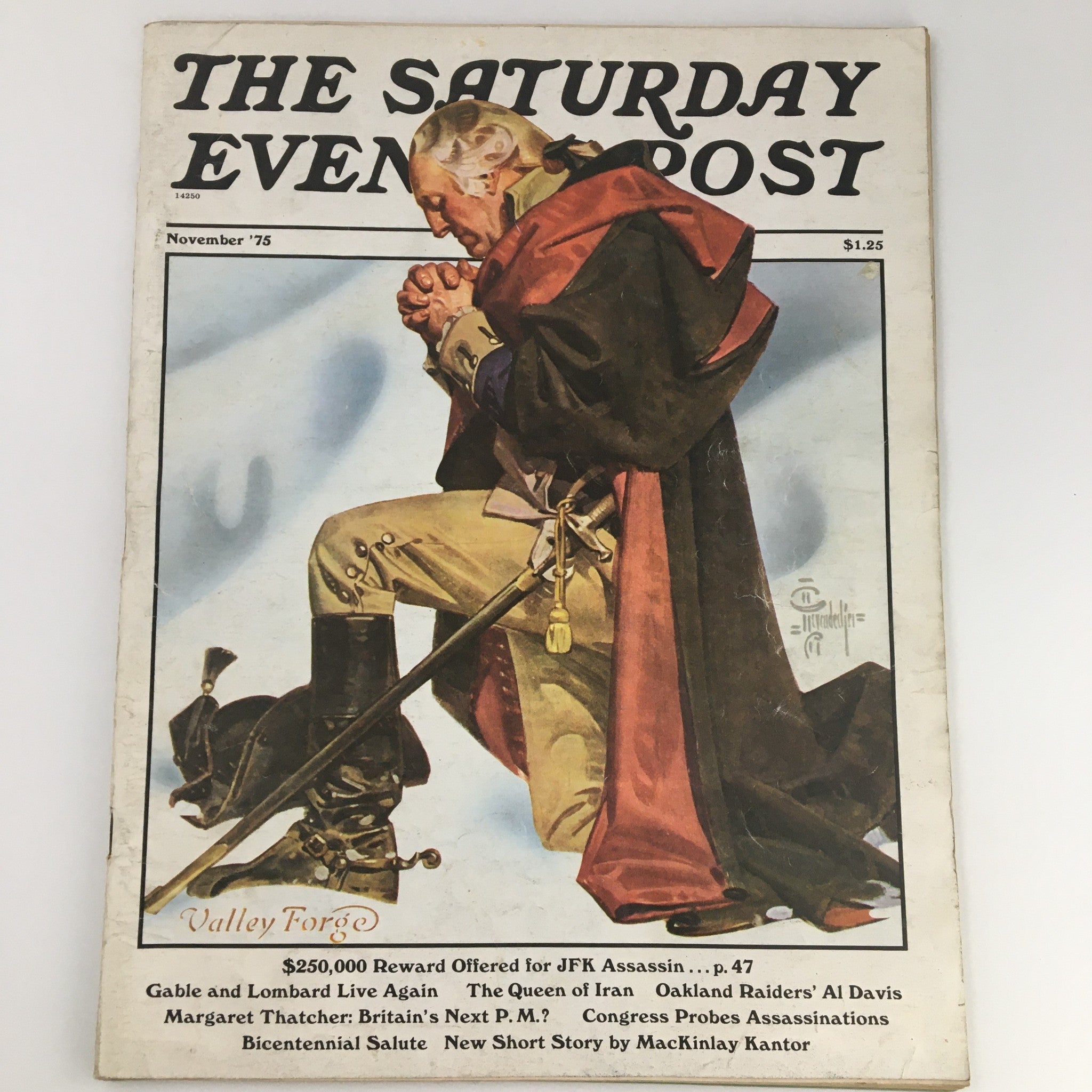 The Saturday Evening Post November 1975 Margaret Thatcher Feature, Newsstand