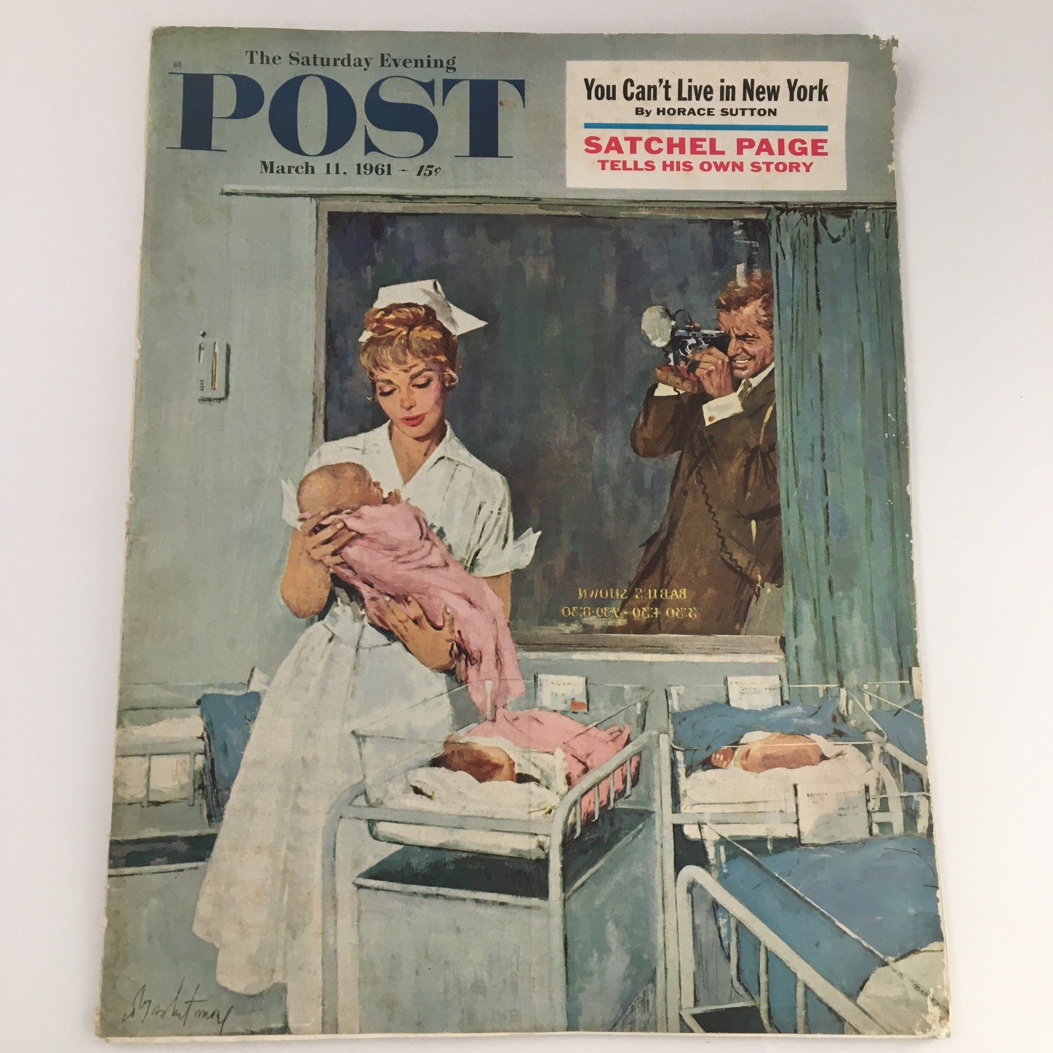 The Saturday Evening Post March 11 1961 Satchel Paige Own Story, Newsstand