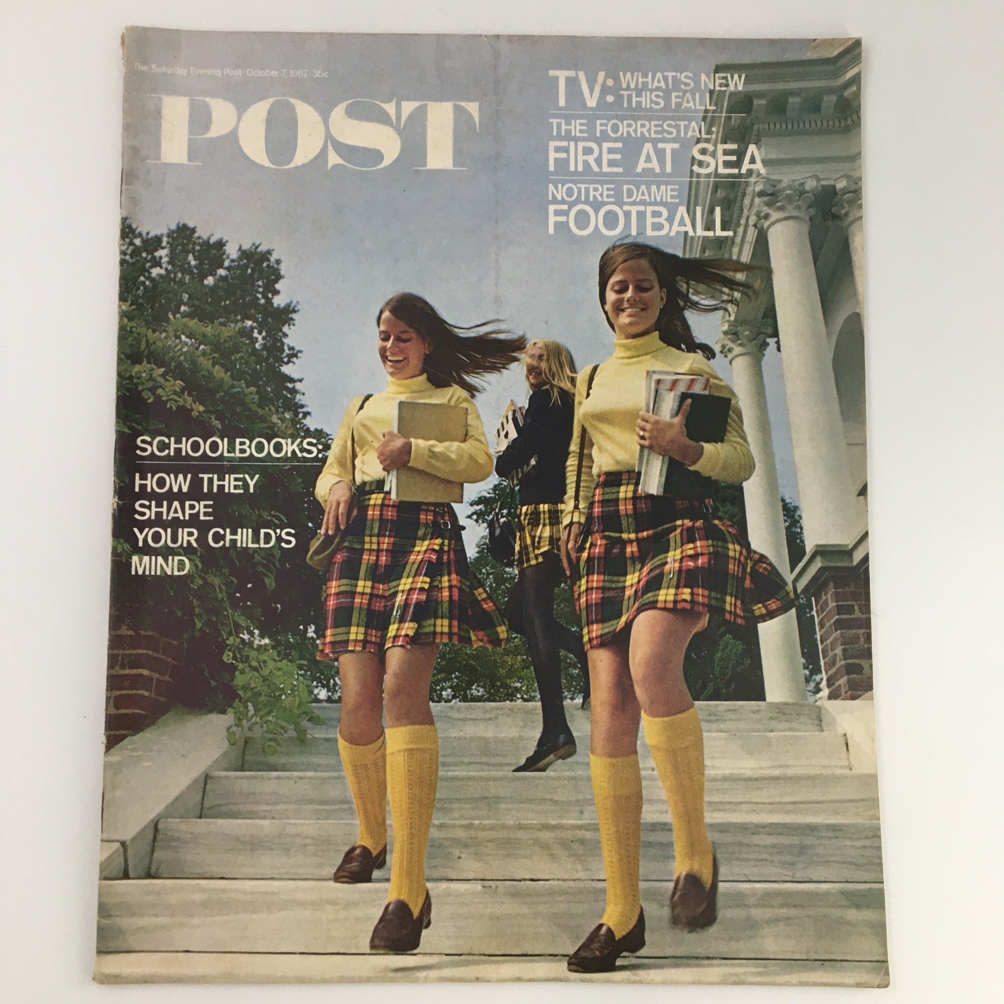 The Saturday Evening Post October 7 1967 The Forrestal Fire at Sea, Newsstand