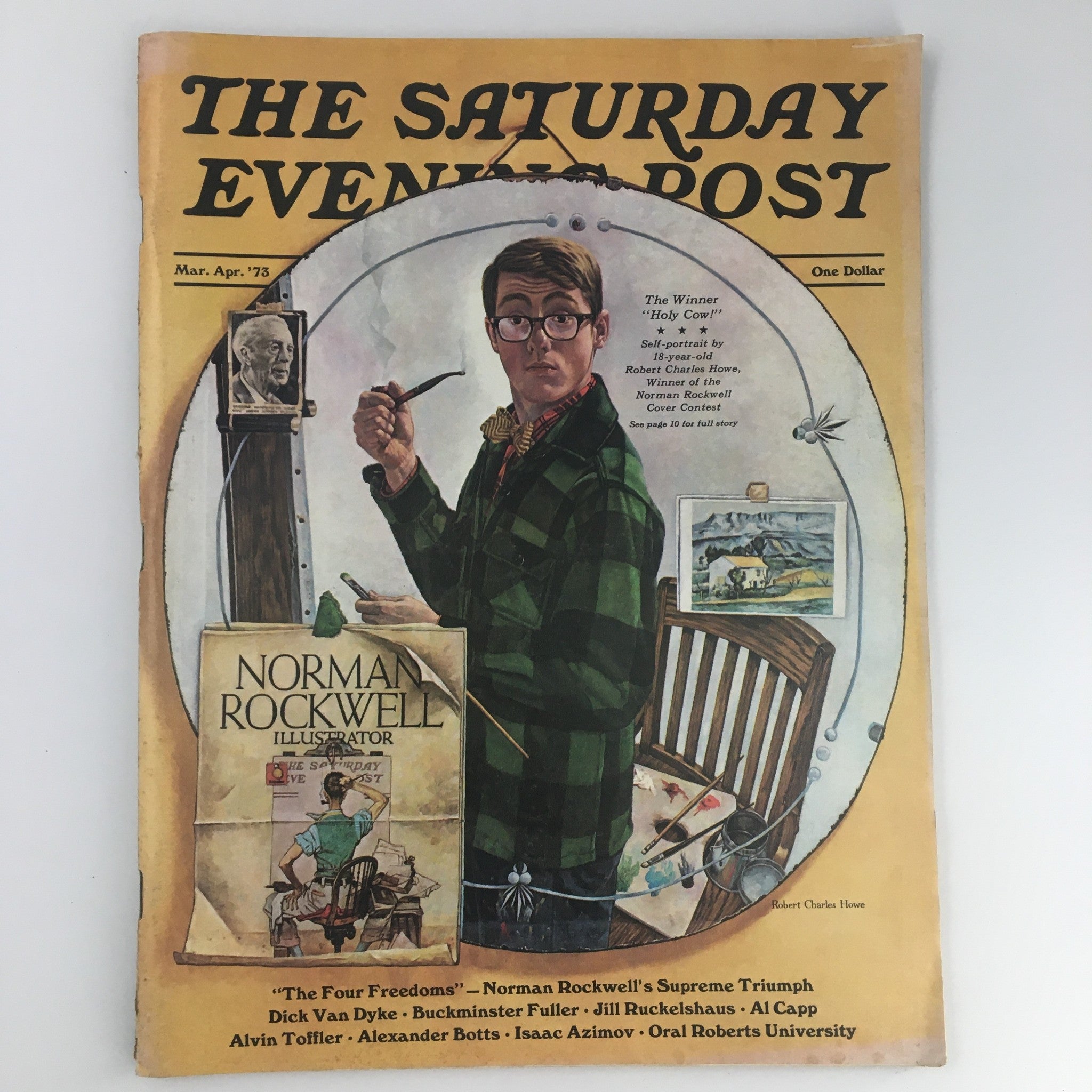 The Saturday Evening Post March April 1973 Dick Van Dyke Feature, Newsstand