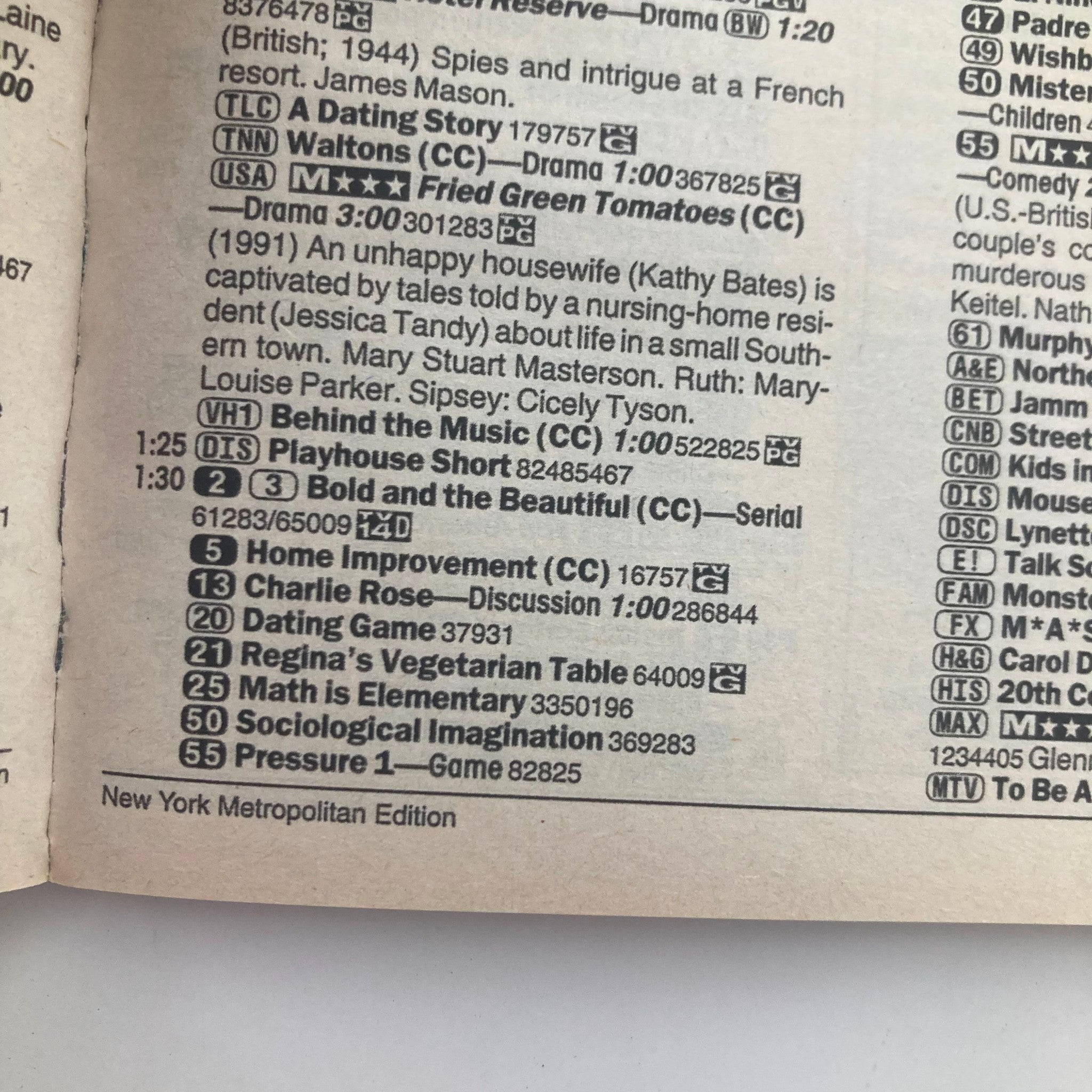 Inside page of TV Guide Magazine May 13 2000 displaying the television schedule and programming details, capturing a snapshot of early 2000s TV culture.