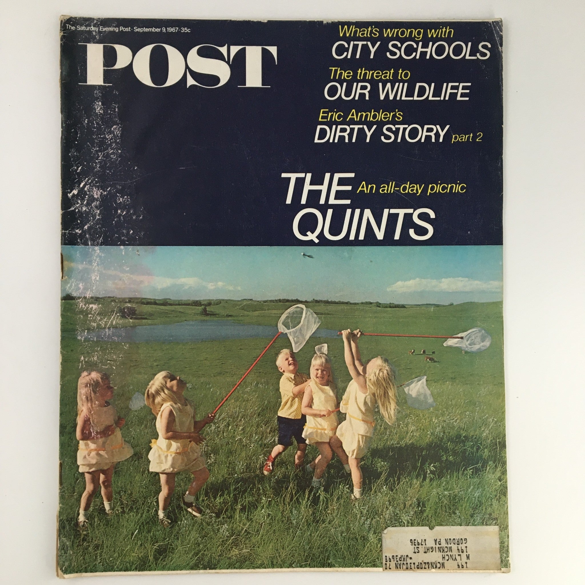 The Saturday Evening Post September 9 1967 Eric Ambler Story & The Quintuplets