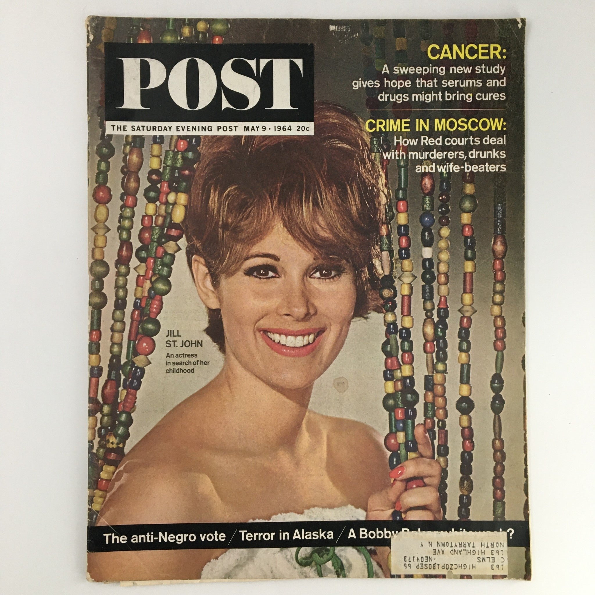 The Saturday Evening Post May 9 1964 Jill St. John & Crime in Moscow Feature