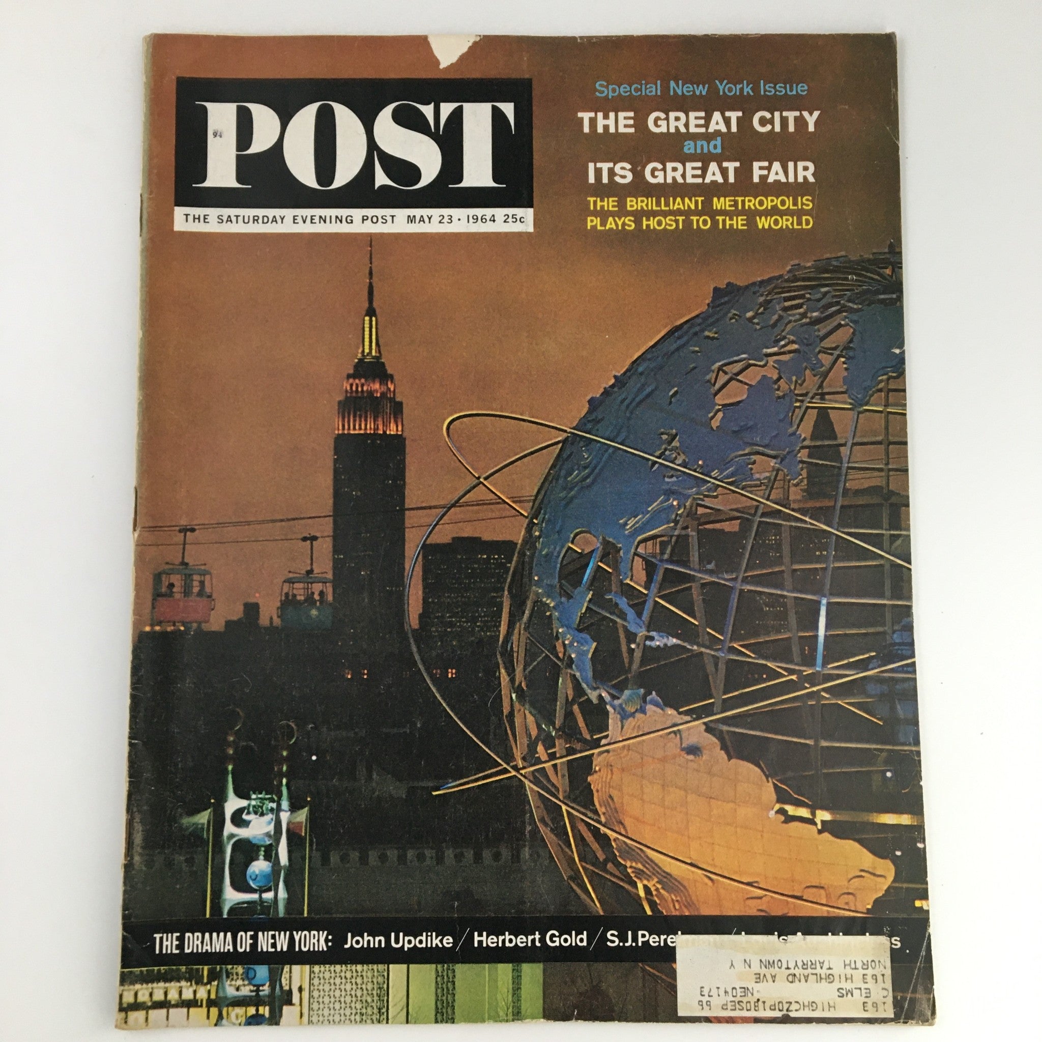 The Saturday Evening Post May 23 1964 John Updike, Herbert Gold Drama Feature