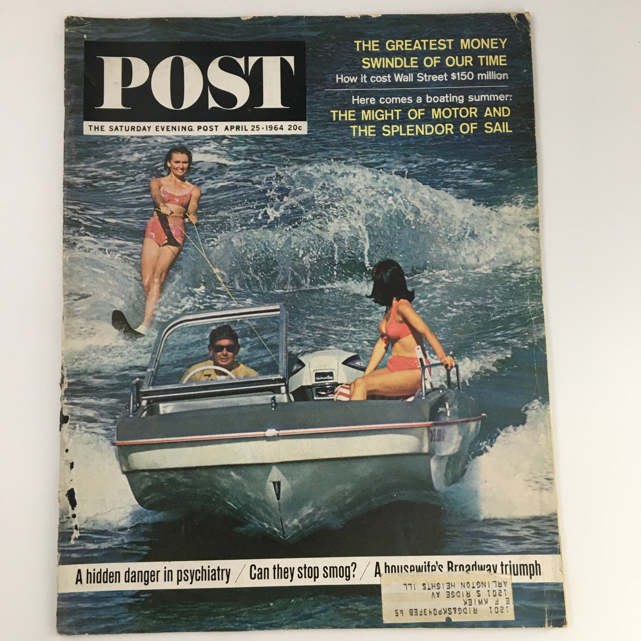 The Saturday Evening Post April 25 1964 A Hidden Danger in Psychiatry Feature