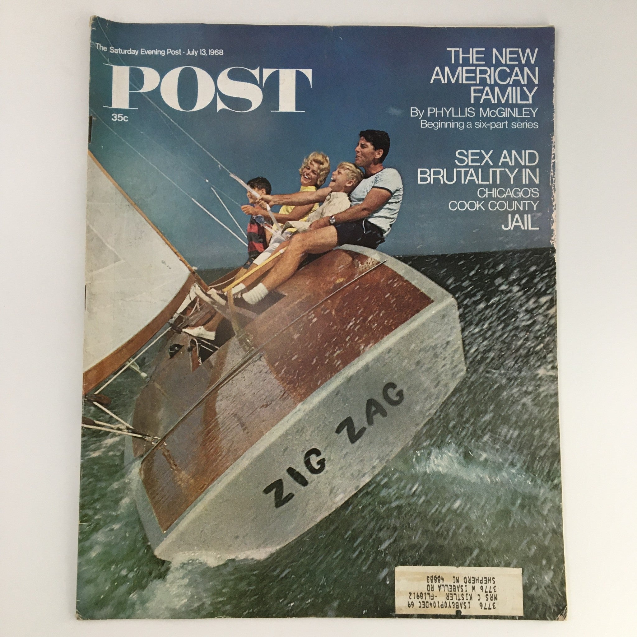 The Saturday Evening Post July 13 1968 The New American Family, Phyllis McGinley