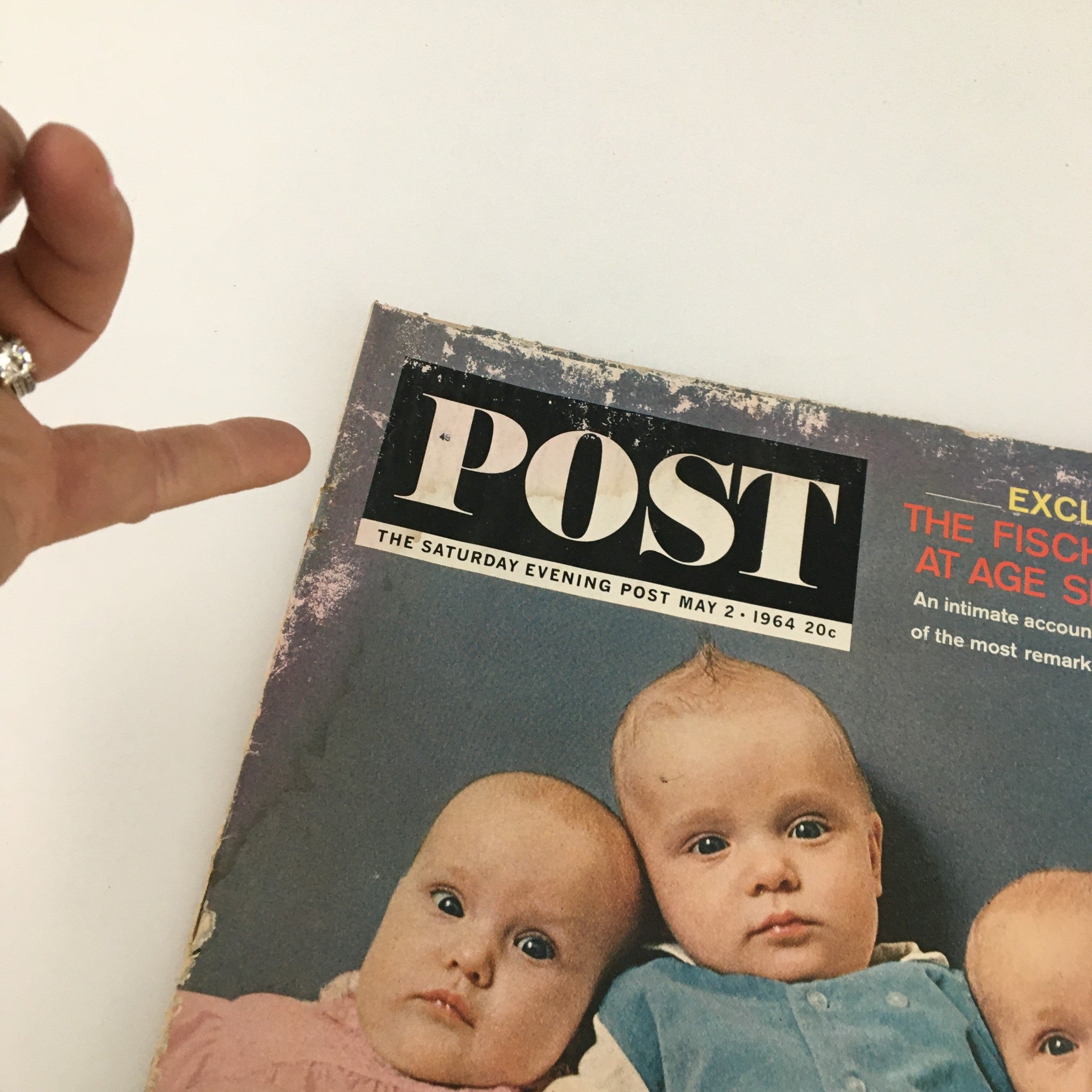 The Saturday Evening Post May 2 1964 The Fischer Quintuplets at 6 Months Feature