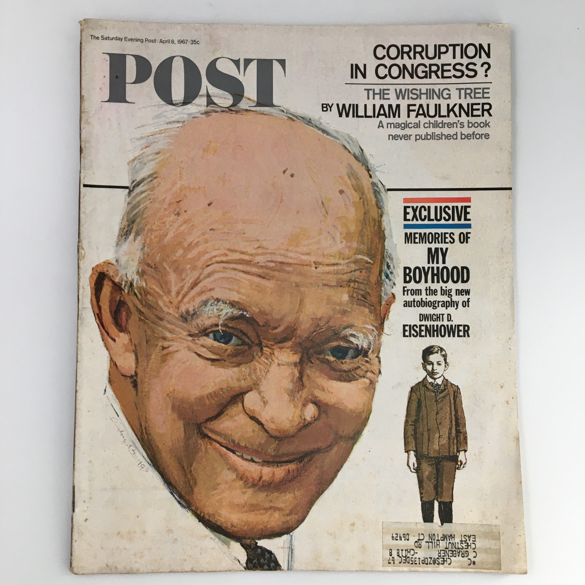 The Saturday Evening Post April 8 1967 Memoirs of my Boyhood Dwight Eisenhower