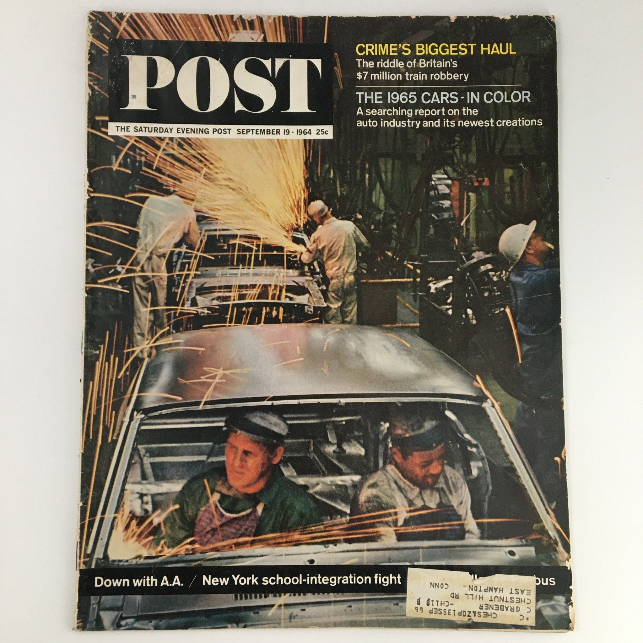 The Saturday Evening Post September 19 1964 The 1965 Cars & Crime's Biggest Haul