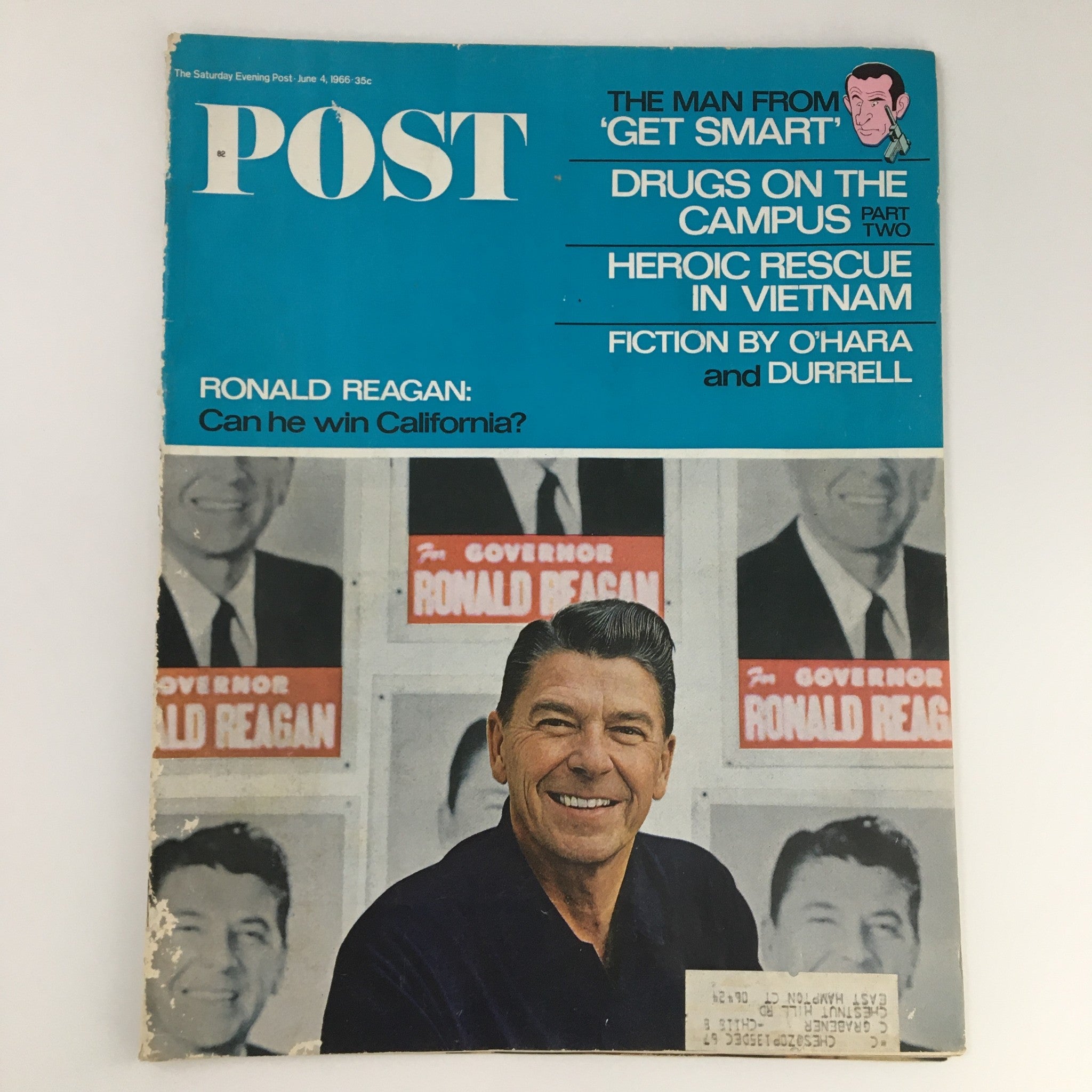 The Saturday Evening Post June 4 1966 Ronald Reagan Cover and Feature