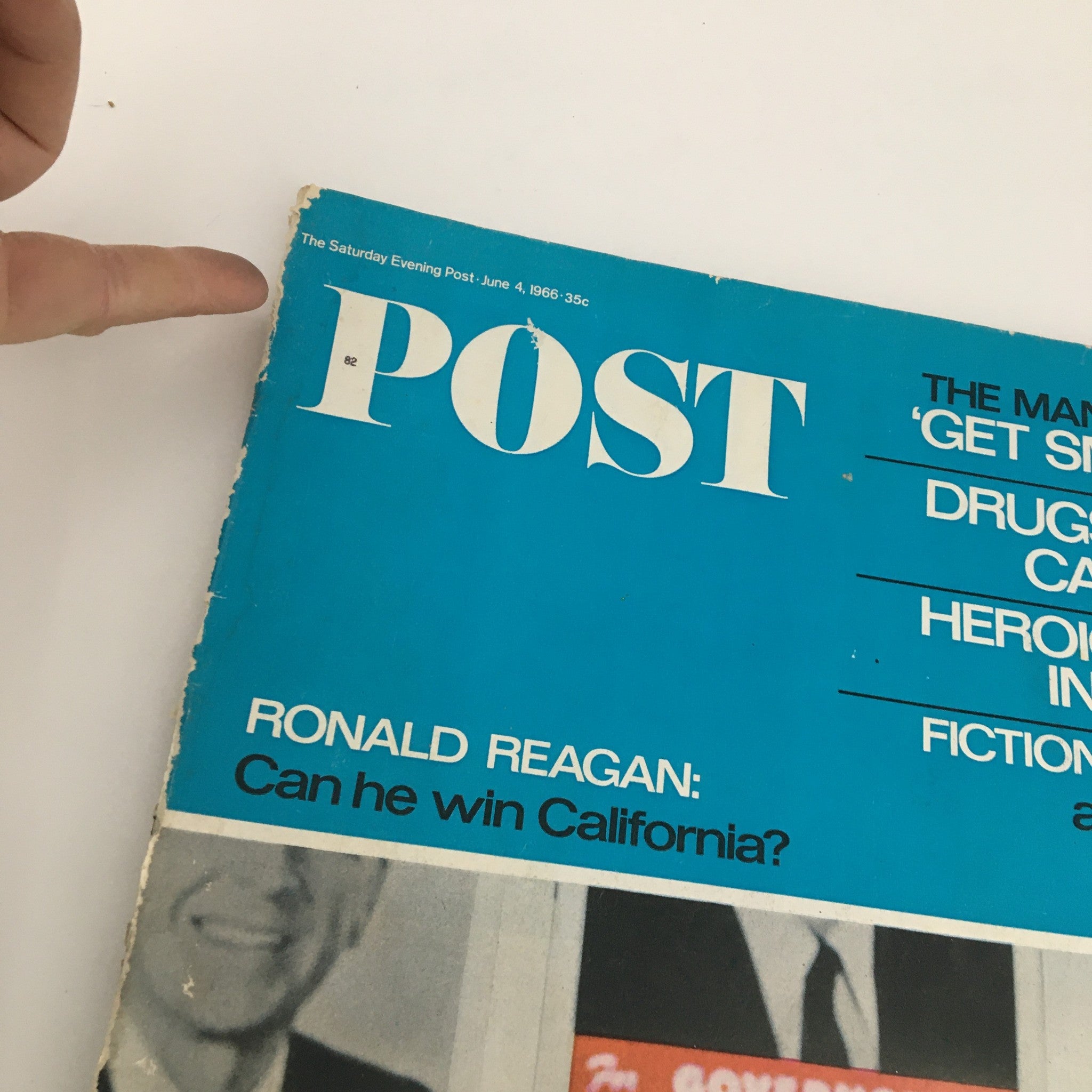 The Saturday Evening Post June 4 1966 Ronald Reagan Cover and Feature