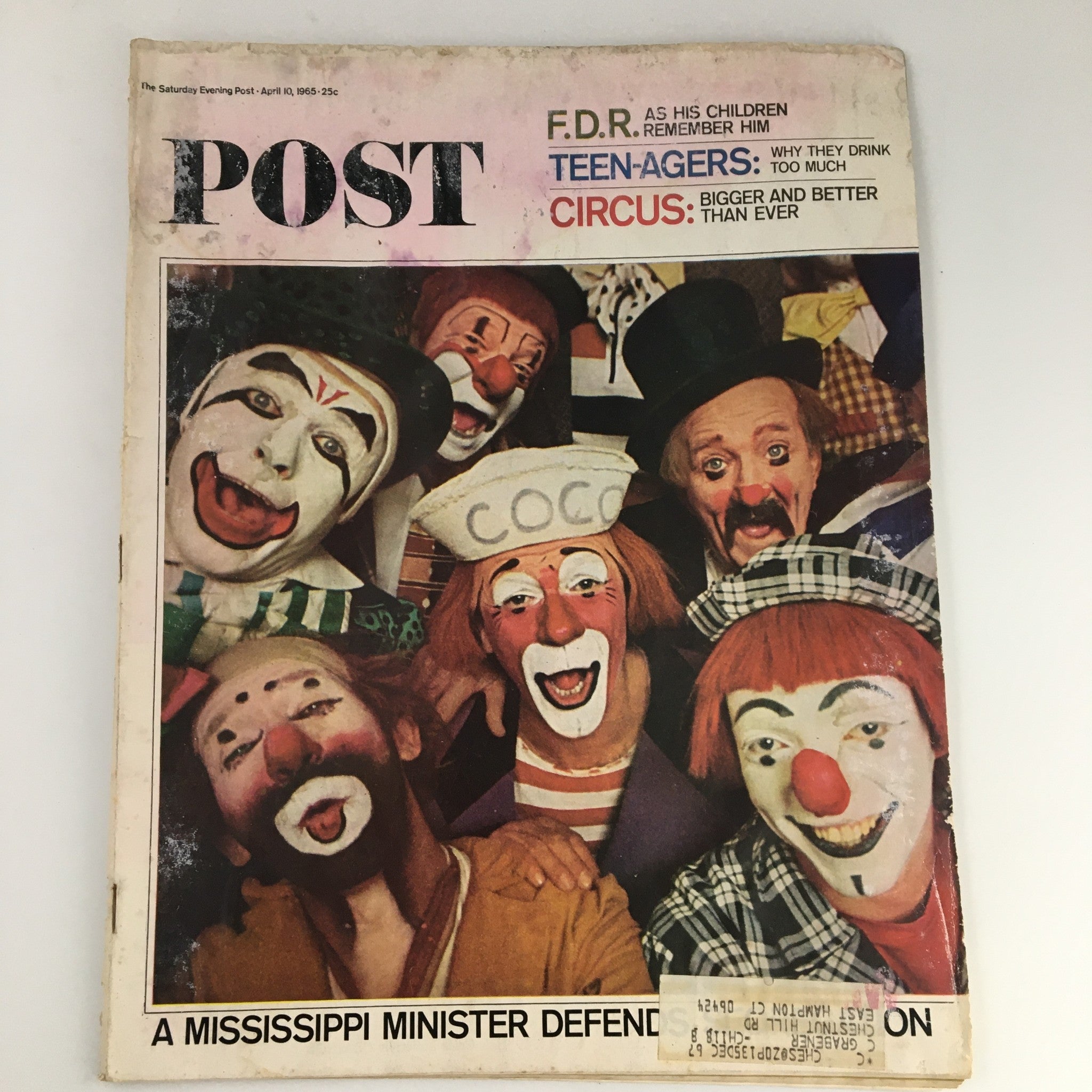 The Saturday Evening Post April 10 1965 Franklin D. Roosevelt Memoir Feature