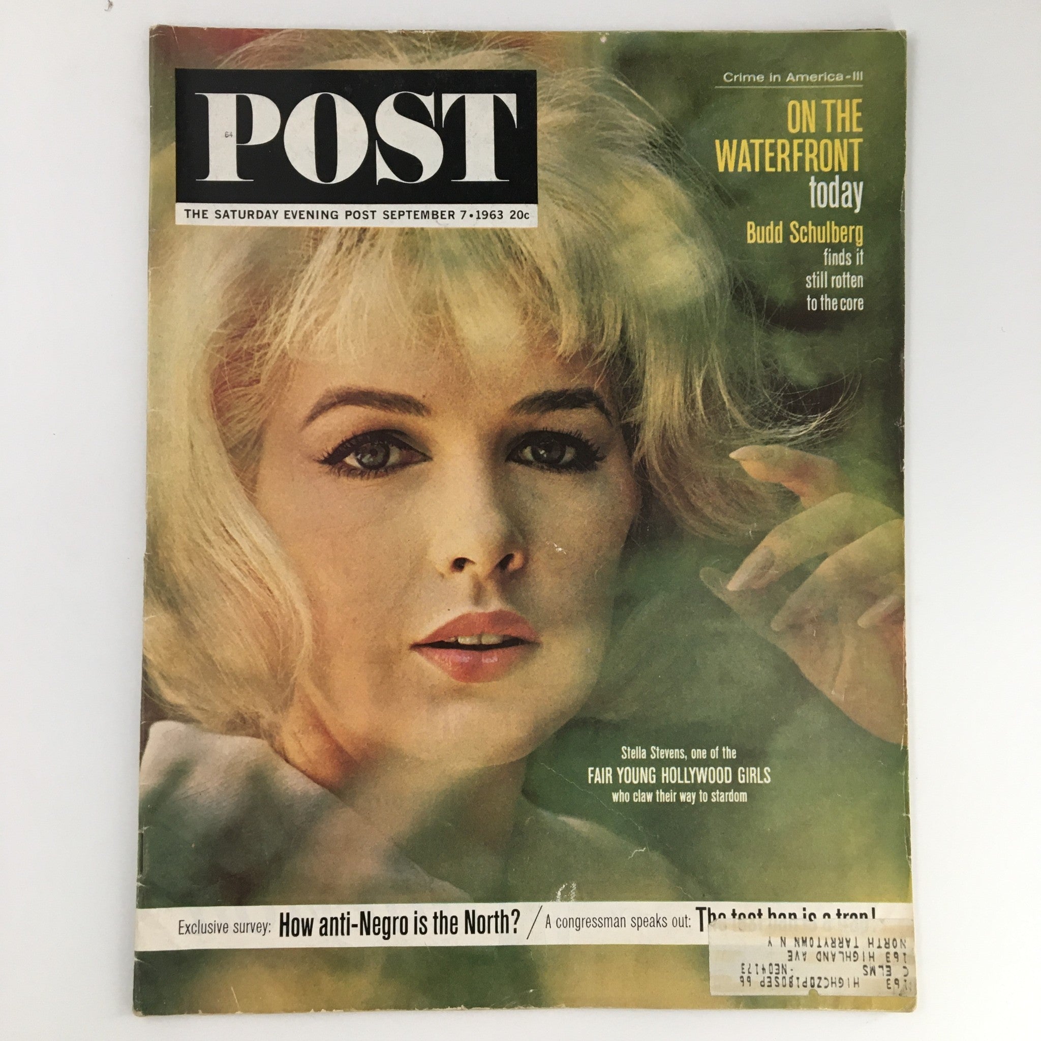 The Saturday Evening Post September 7 1963 Film Actress Stella Stevens Cover