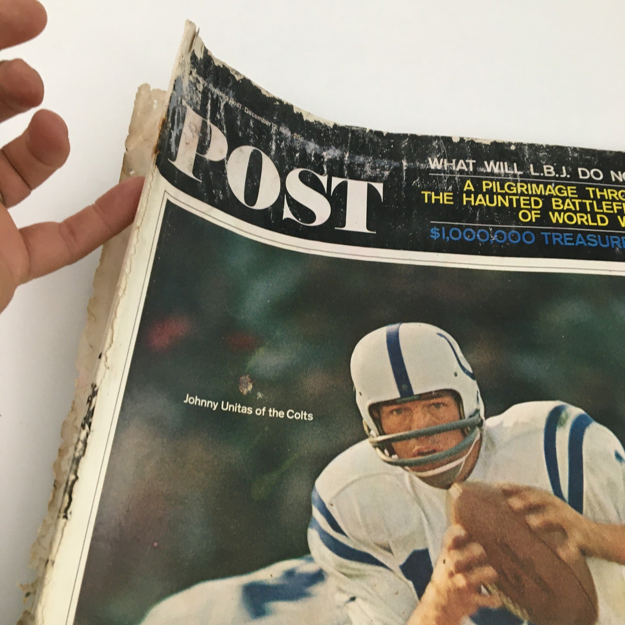 The Saturday Evening Post December 12 1964 NFL Johnny Unitas of the Colts Cover