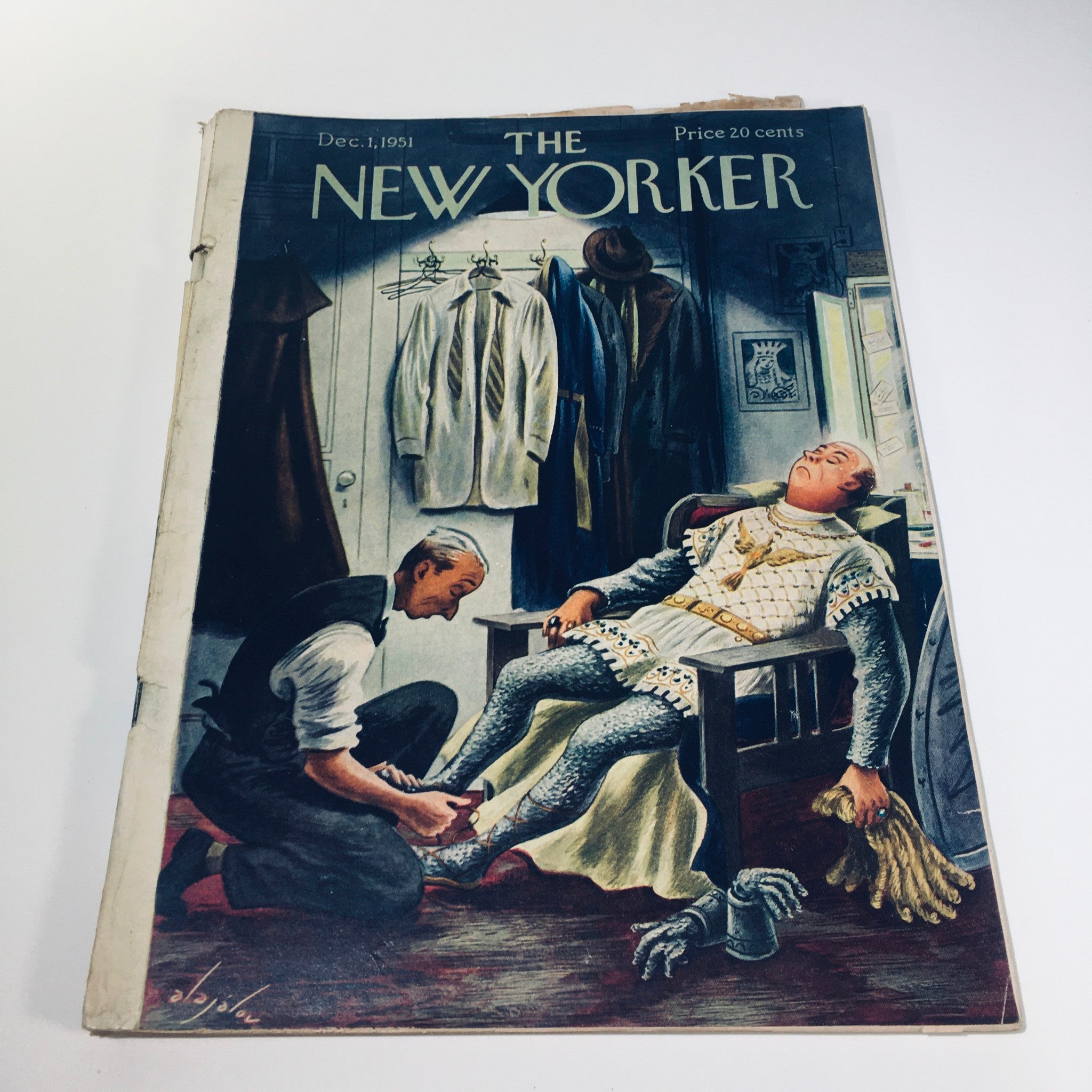 The New Yorker Magazine December 1 1951 Full Theme Cover by Constantin Alajalov